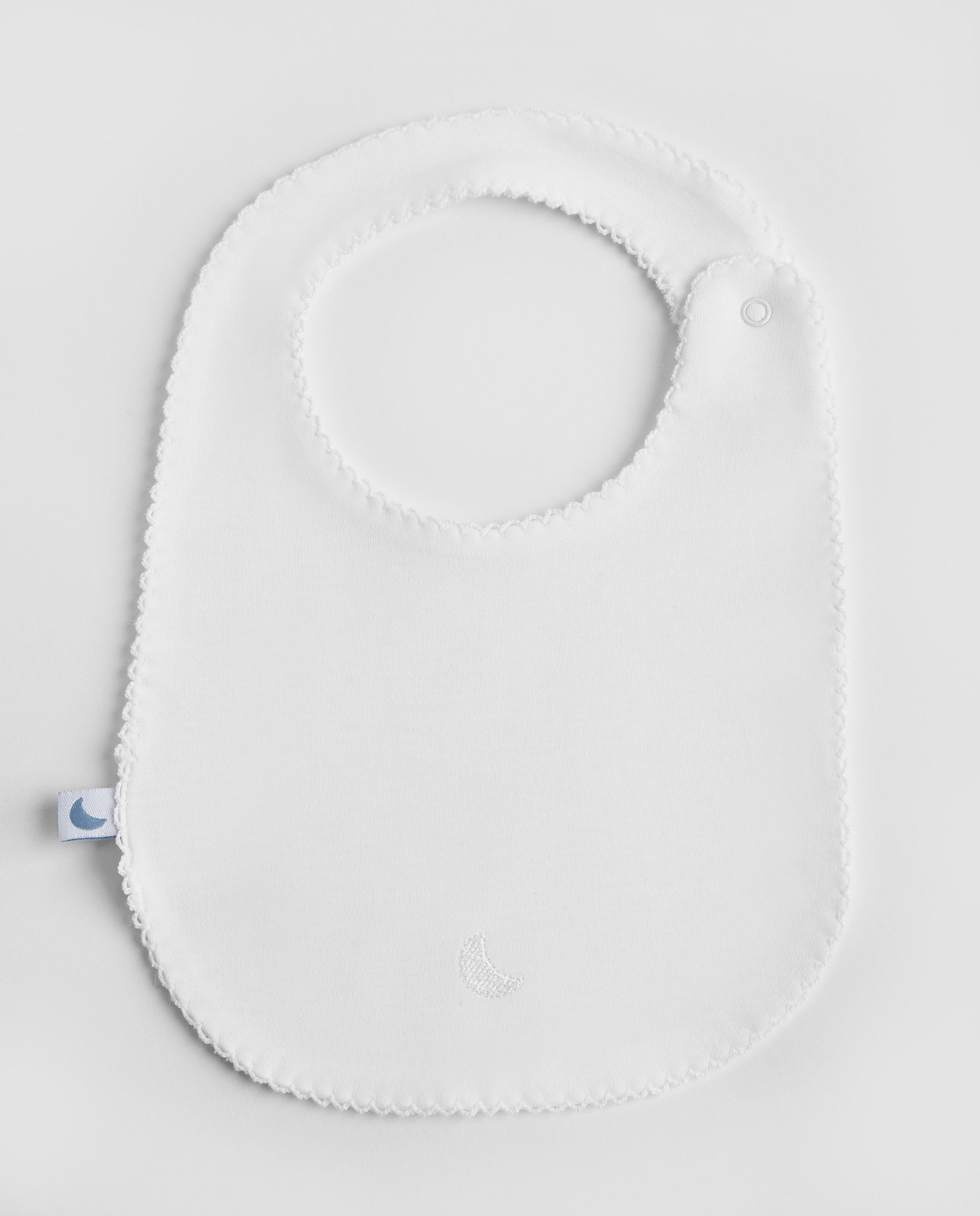 Bavoir blanc