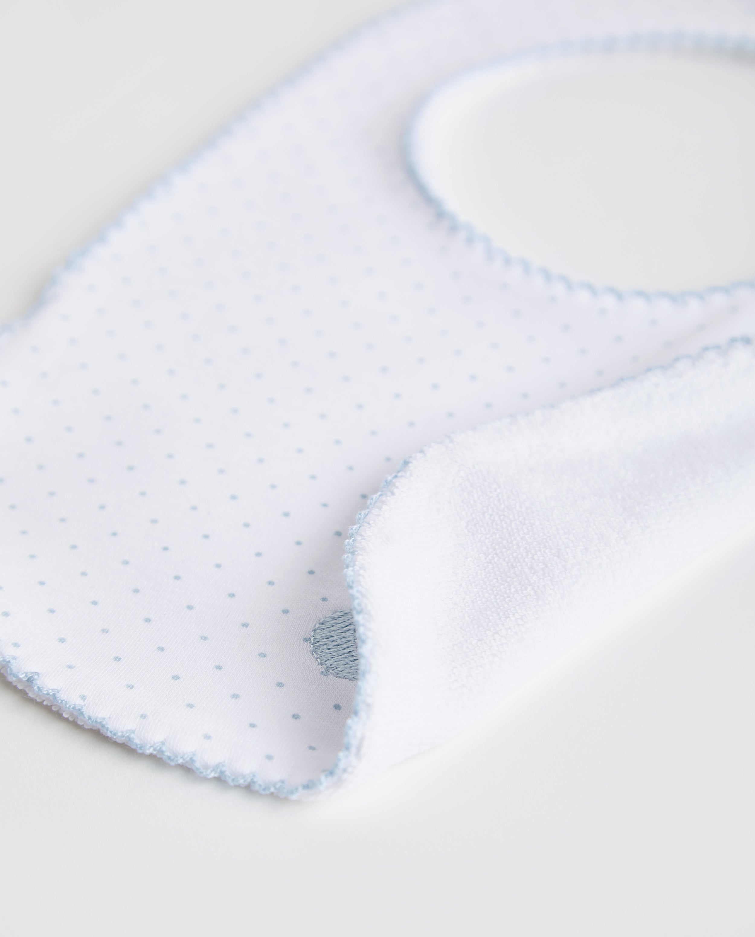 Blue Dots Bib