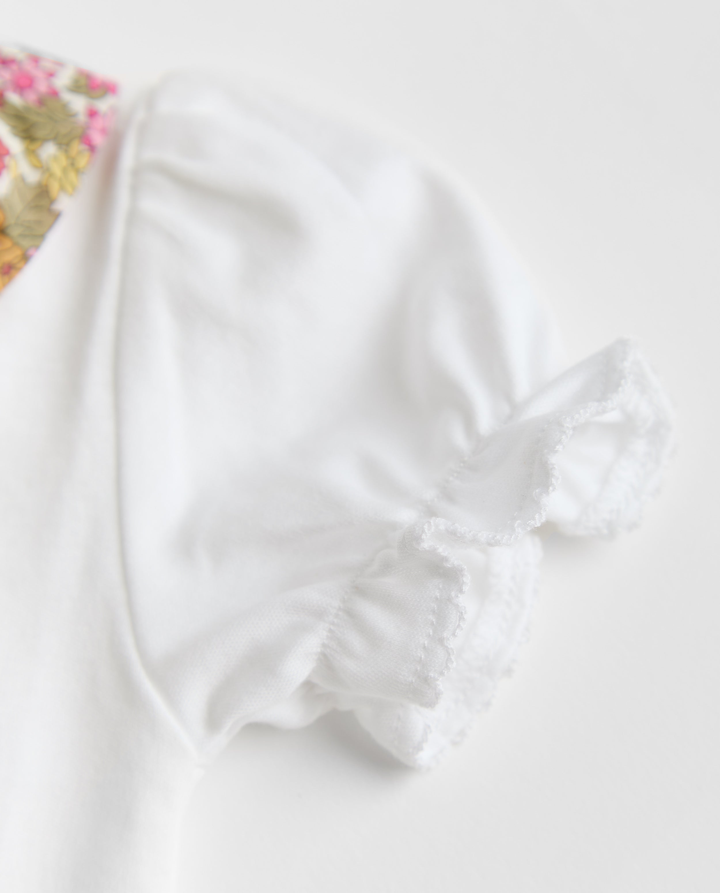 Liberty Annie Short Sleeve Ruffle Bodysuit