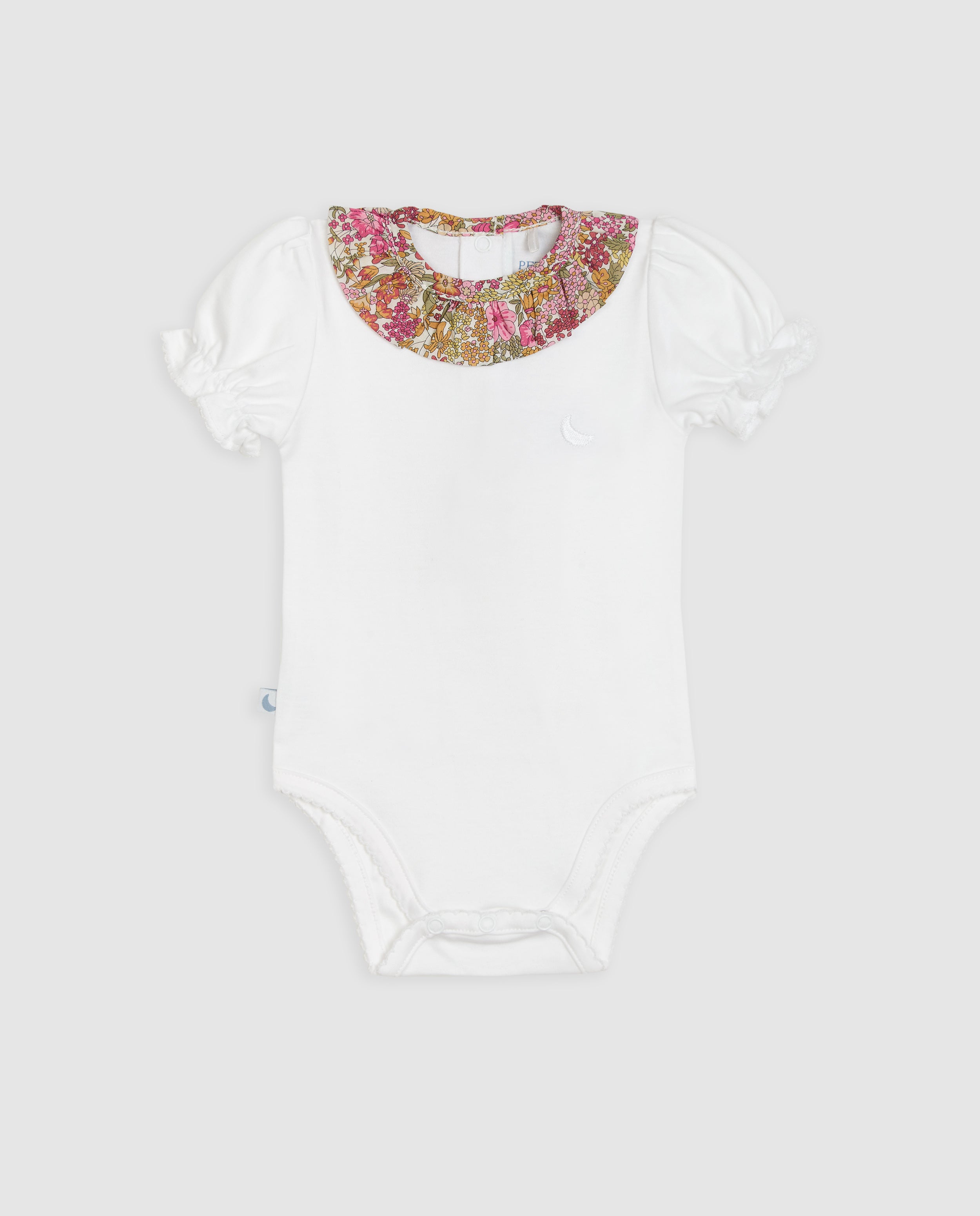 Liberty Annie Short Sleeve Ruffle Bodysuit