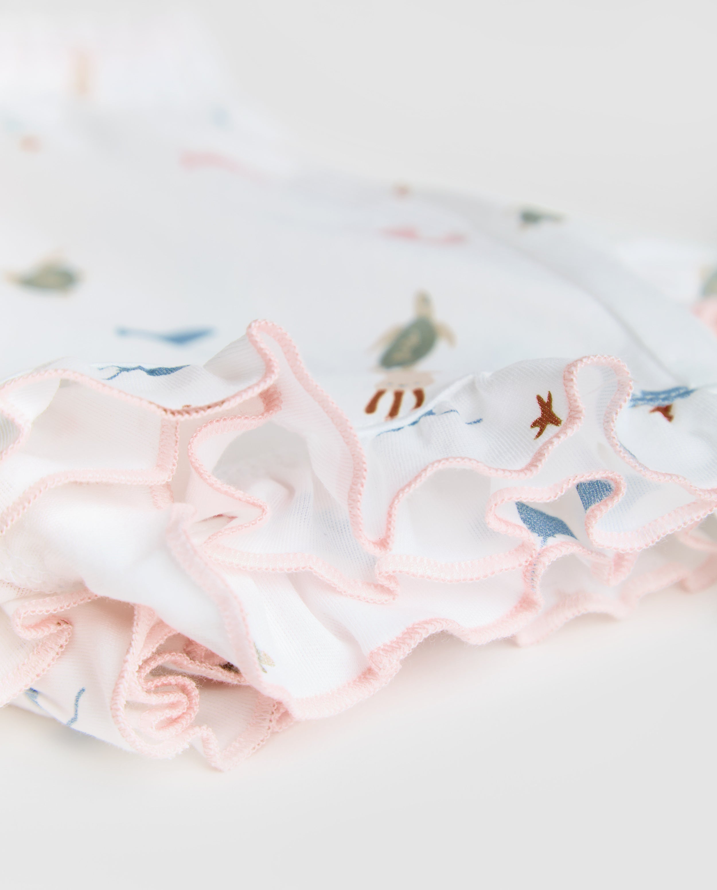 Pijama Kids Volantes Ocean Corto