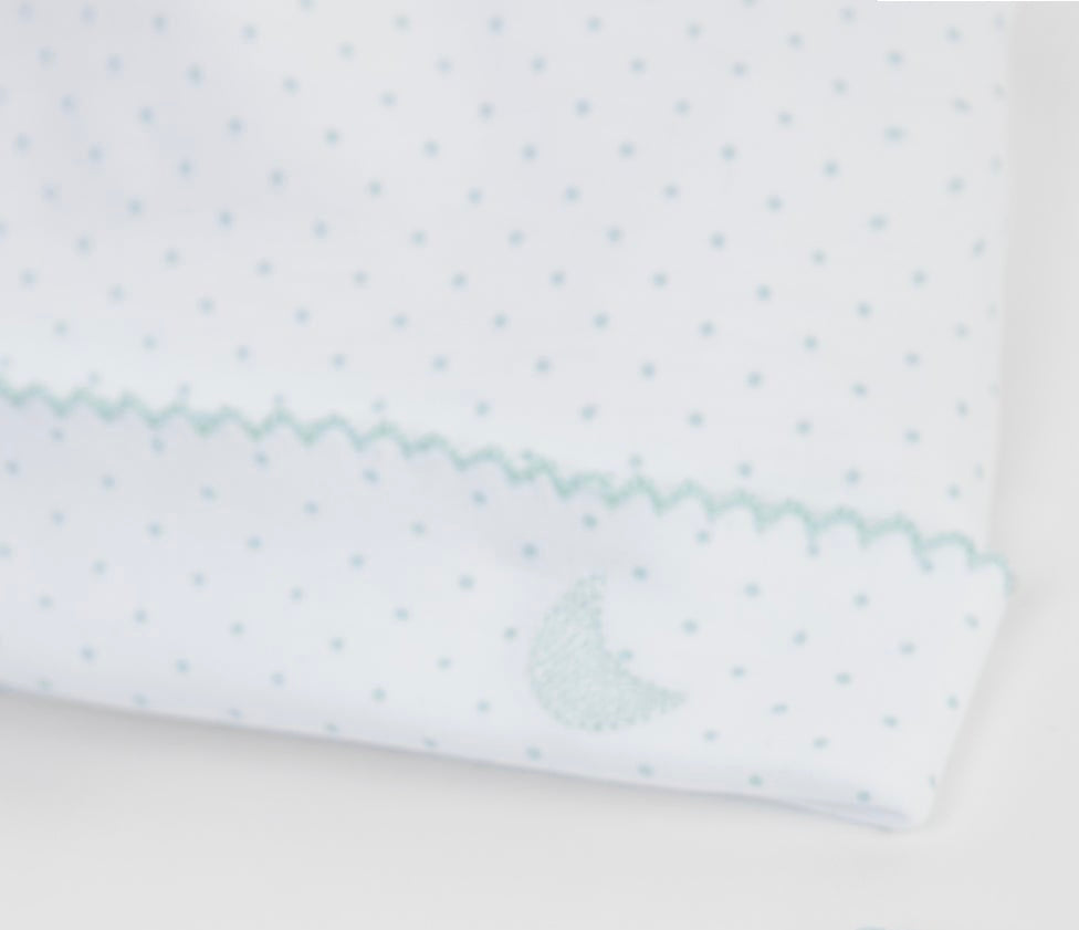 Blue Dotted Baby Hat