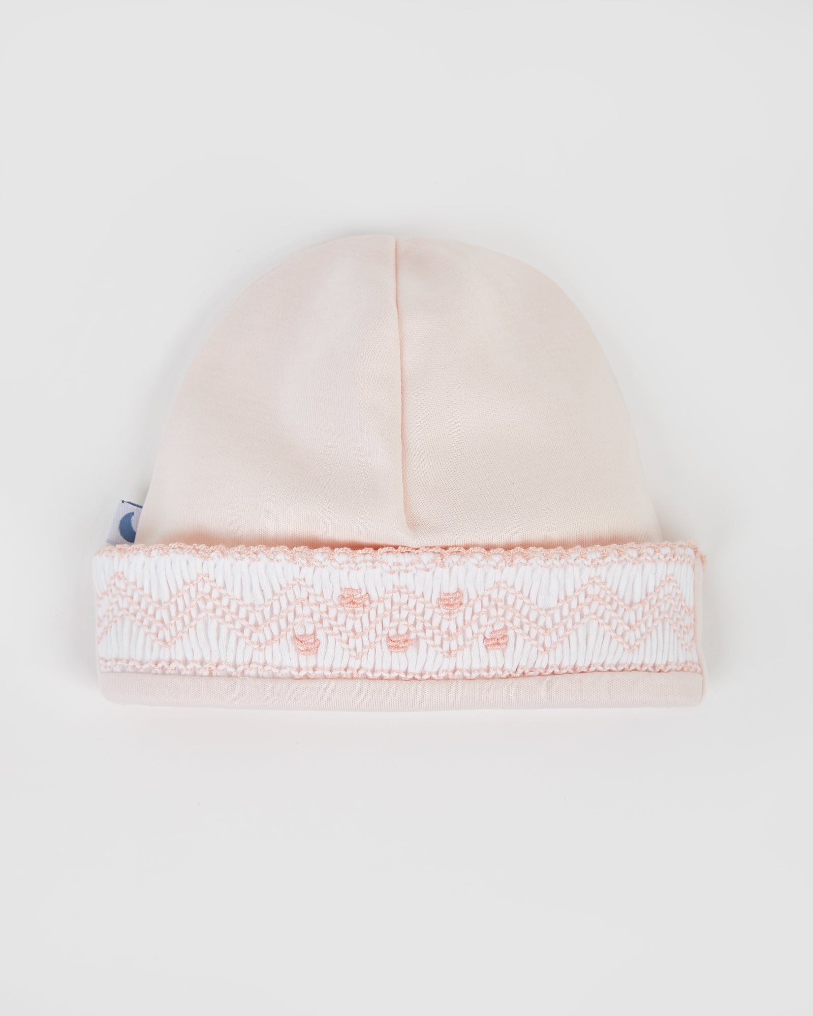 Pink Smock Baby Hat