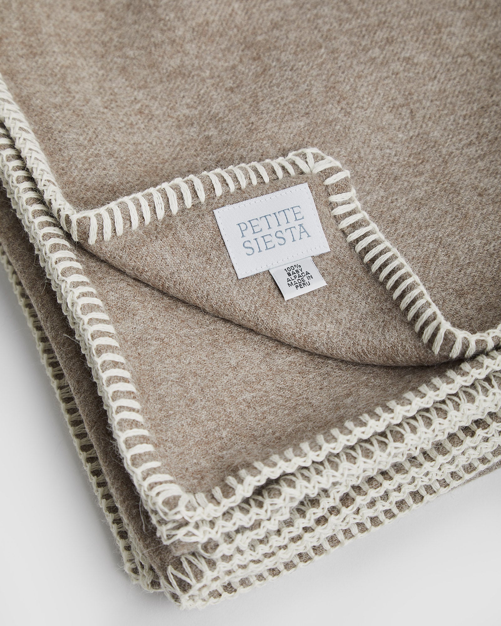 Manta Baby Alpaca Beige Tostado