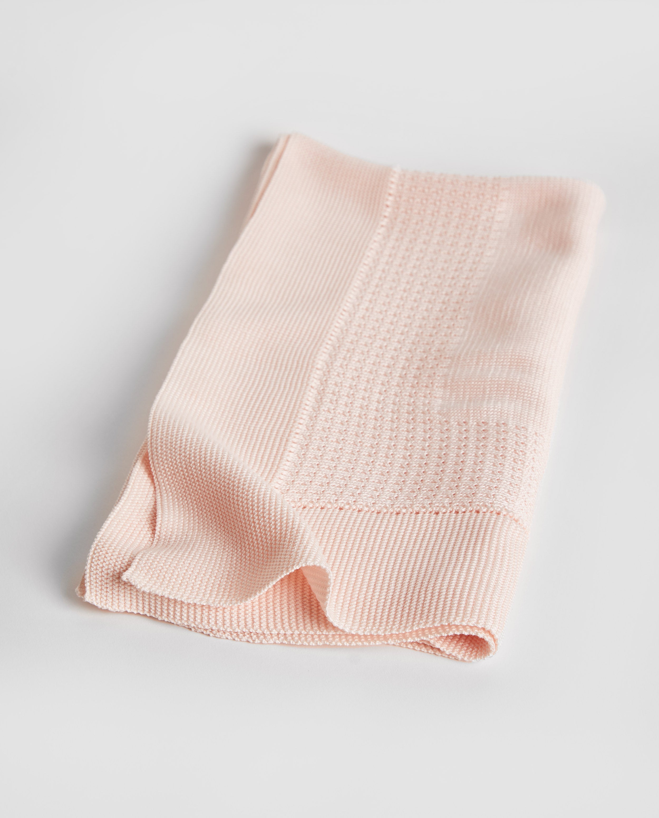 Châle en coton rose avec perles