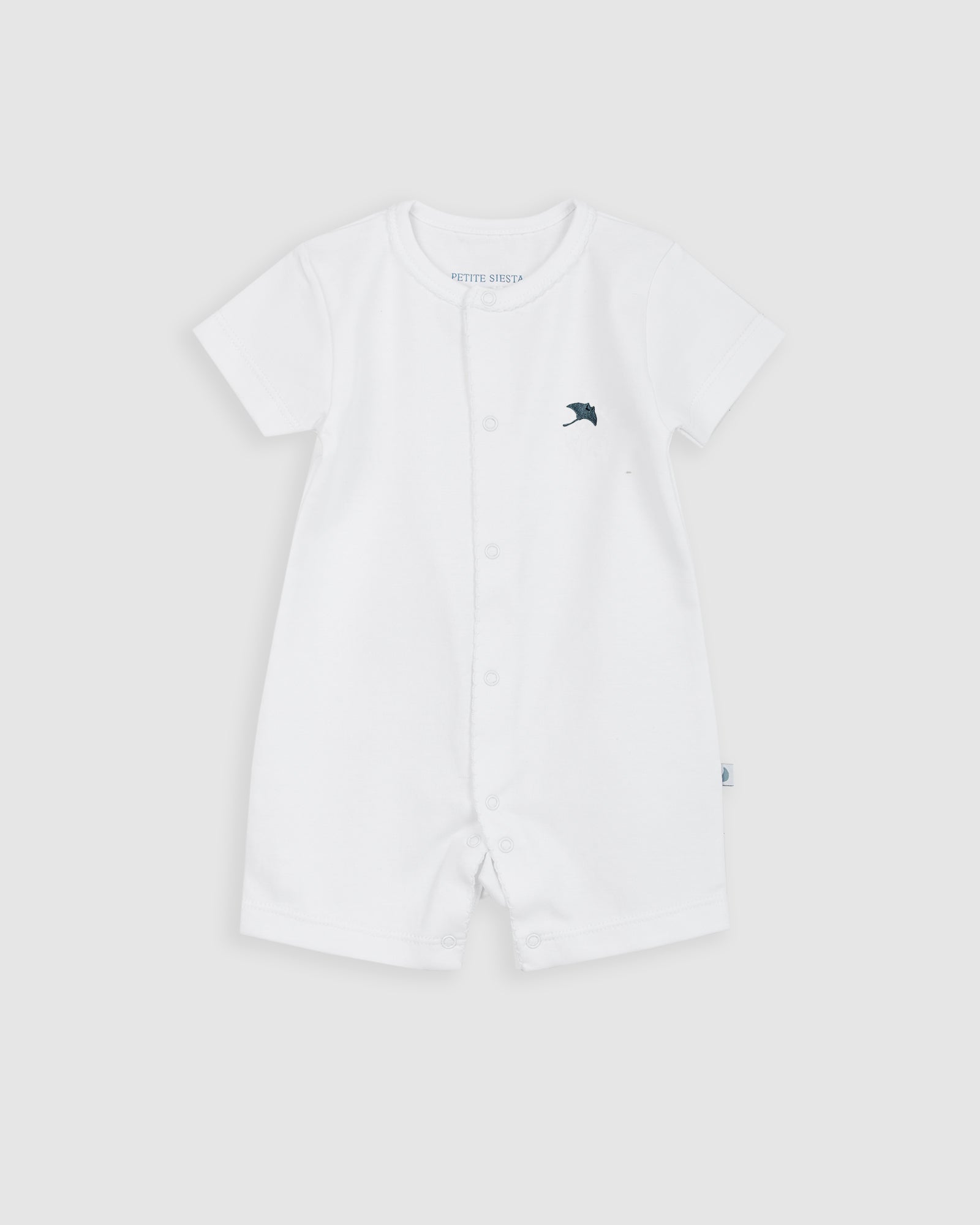 Short White Baby Pajamas