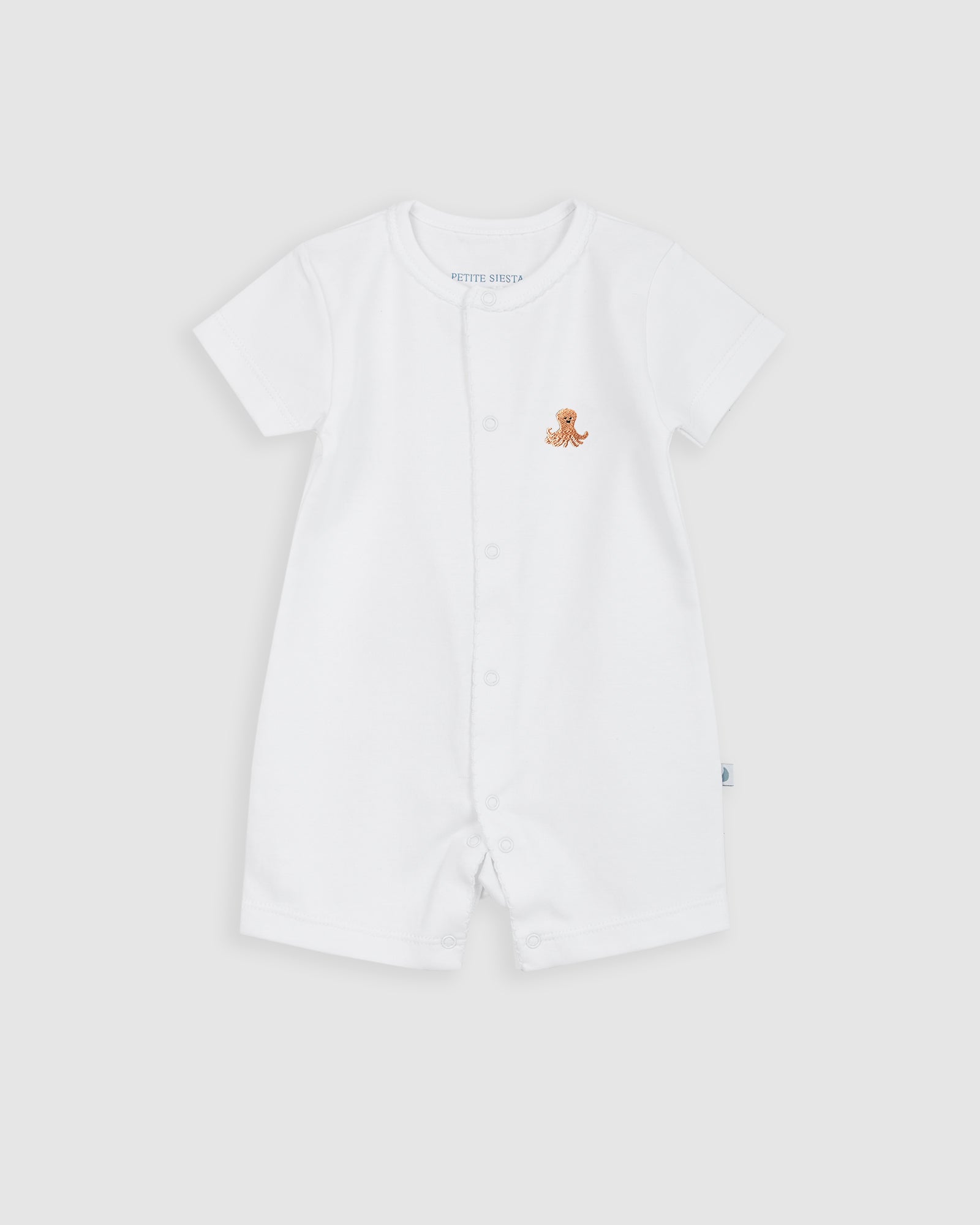Short White Baby Pajamas