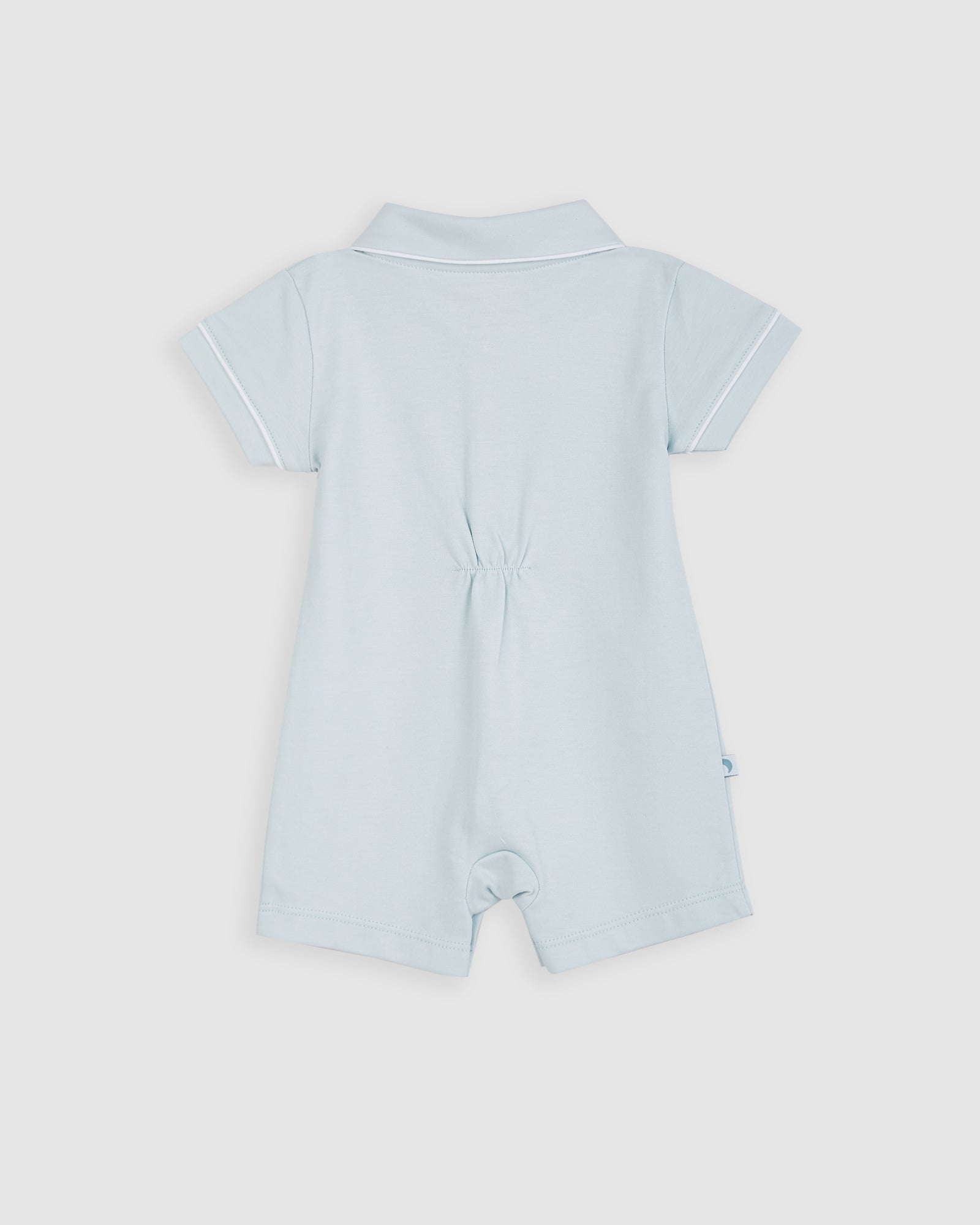 Pyjama bébé chemise courte bleue