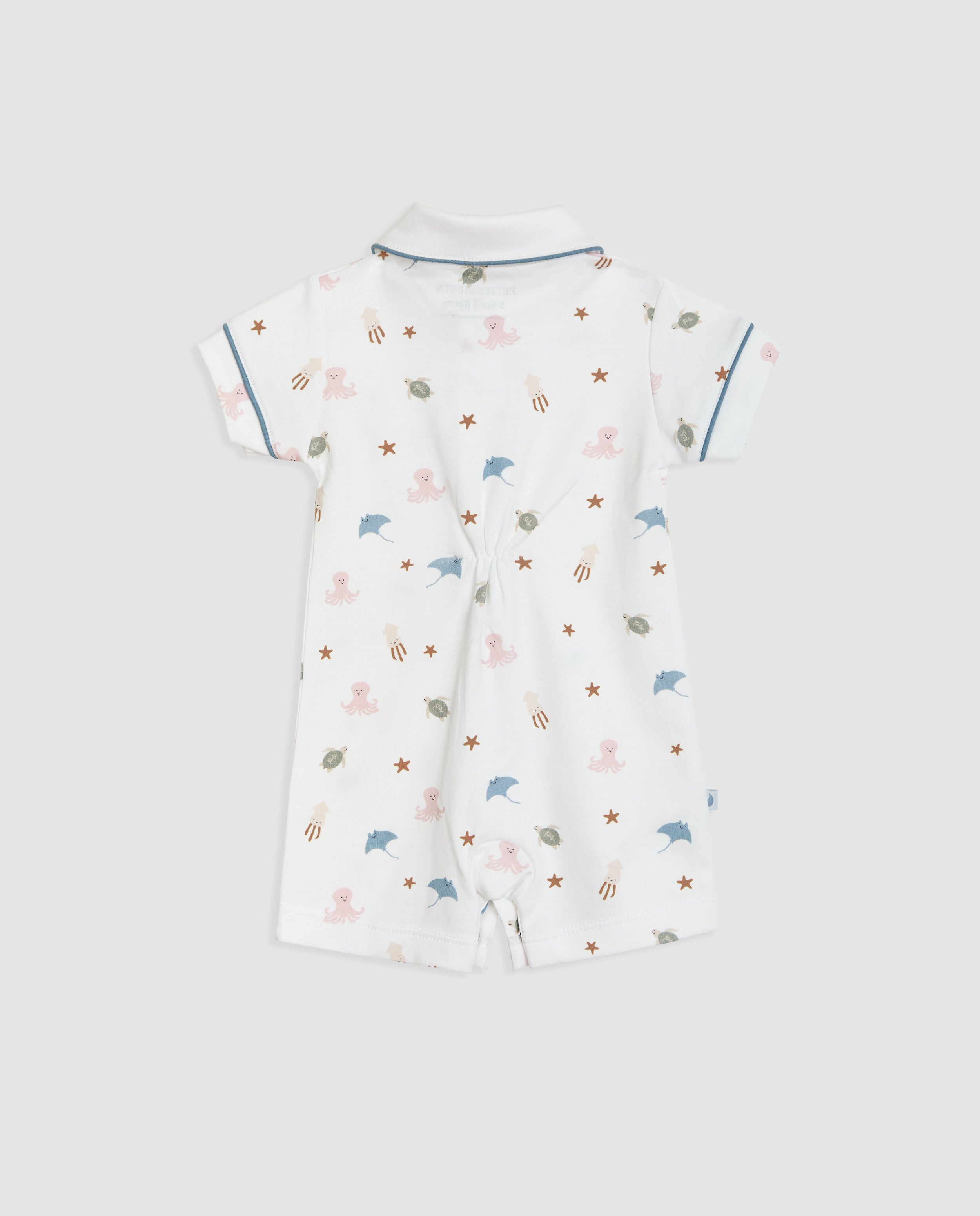 Ocean Short Baby Shirt Pajamas