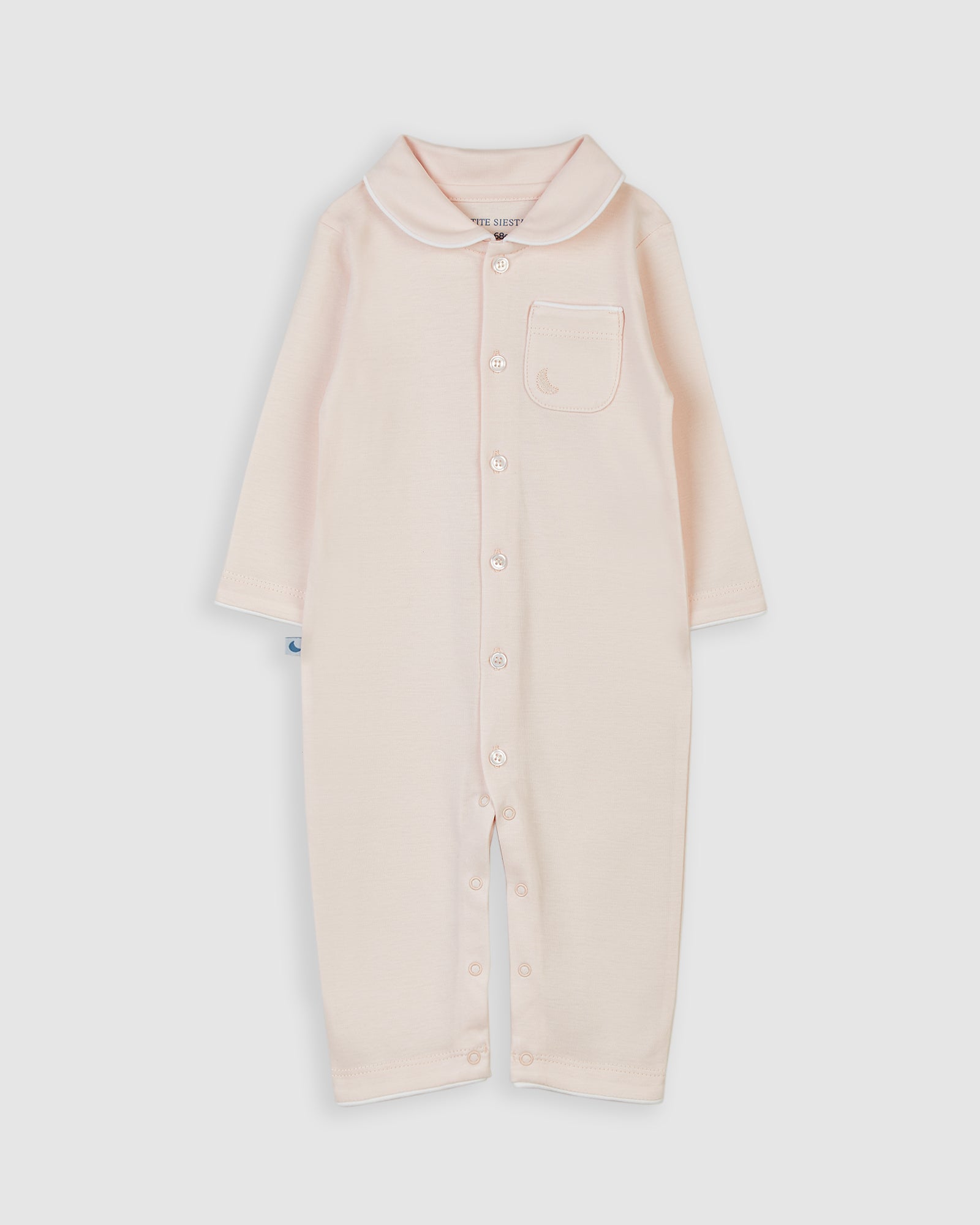 Pink Baby Sleepsuit (footless)