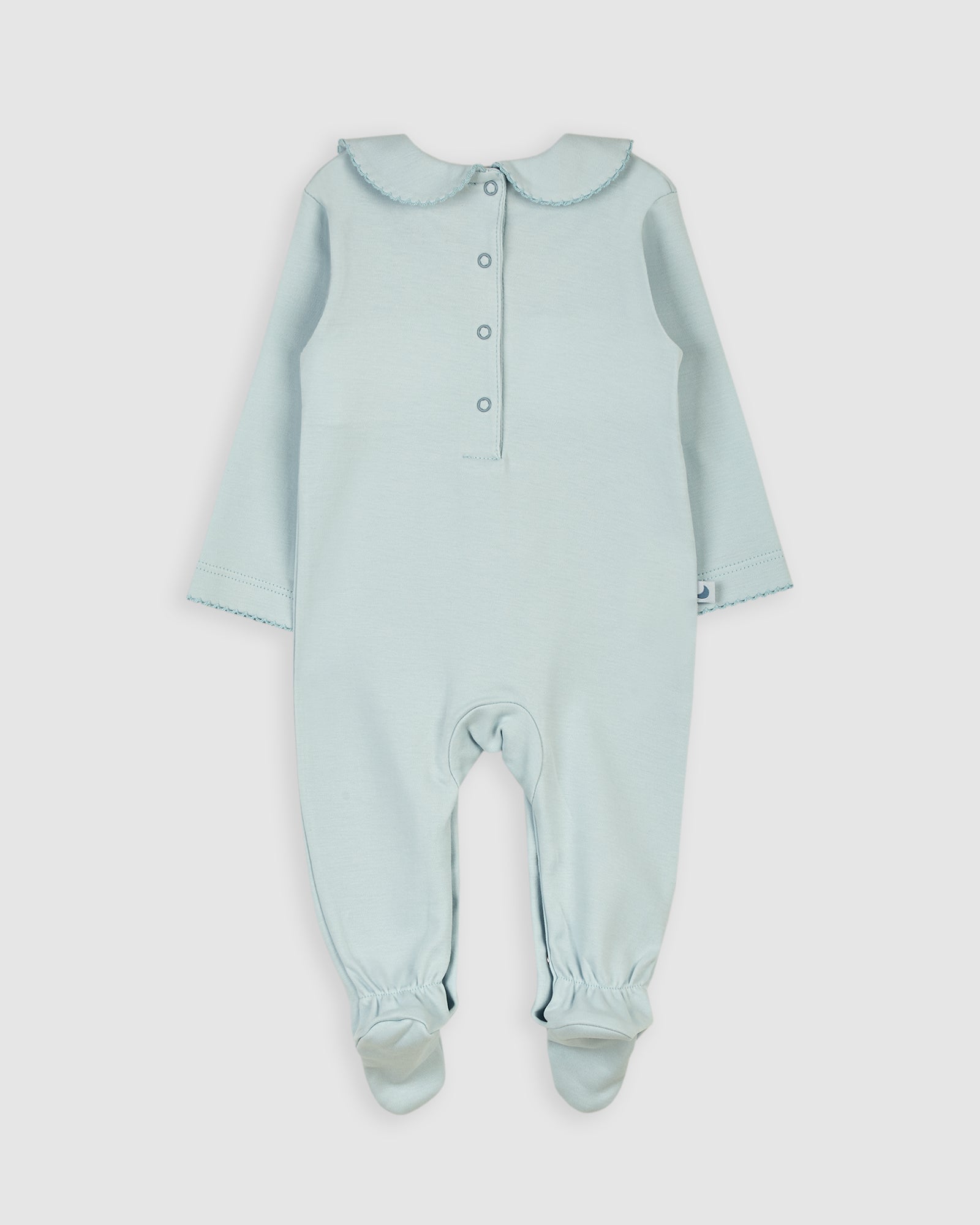 Blue Smock Baby Pajamas