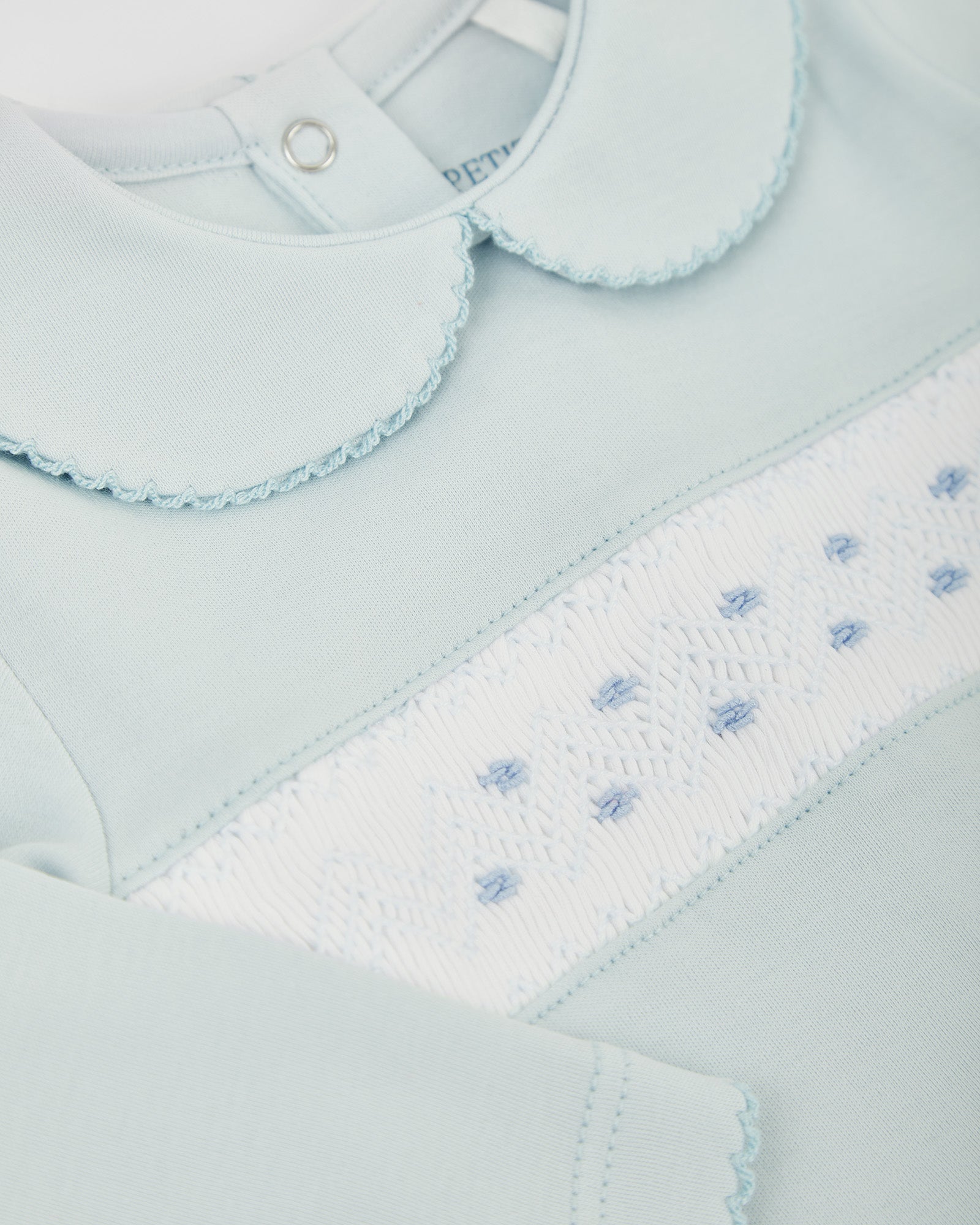 Blue Smock Baby Pajamas