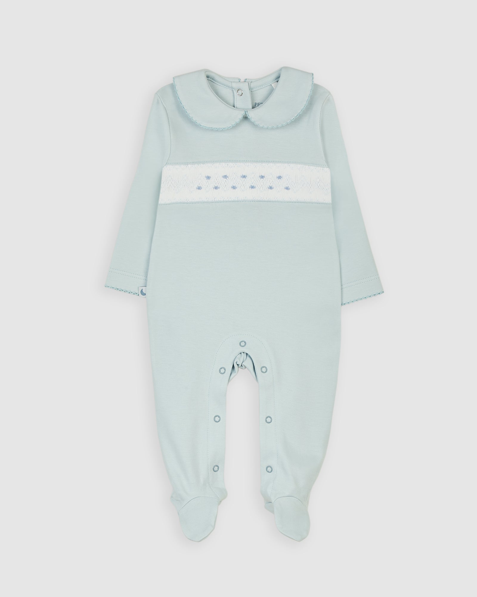 Blue Smock Baby Pajamas