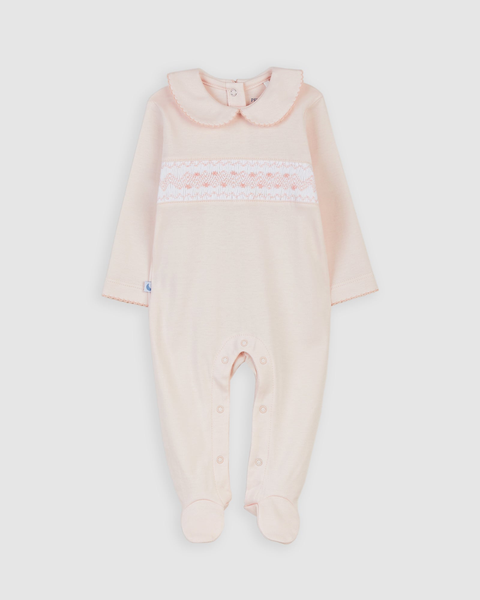 Pink Smock Baby Pajamas