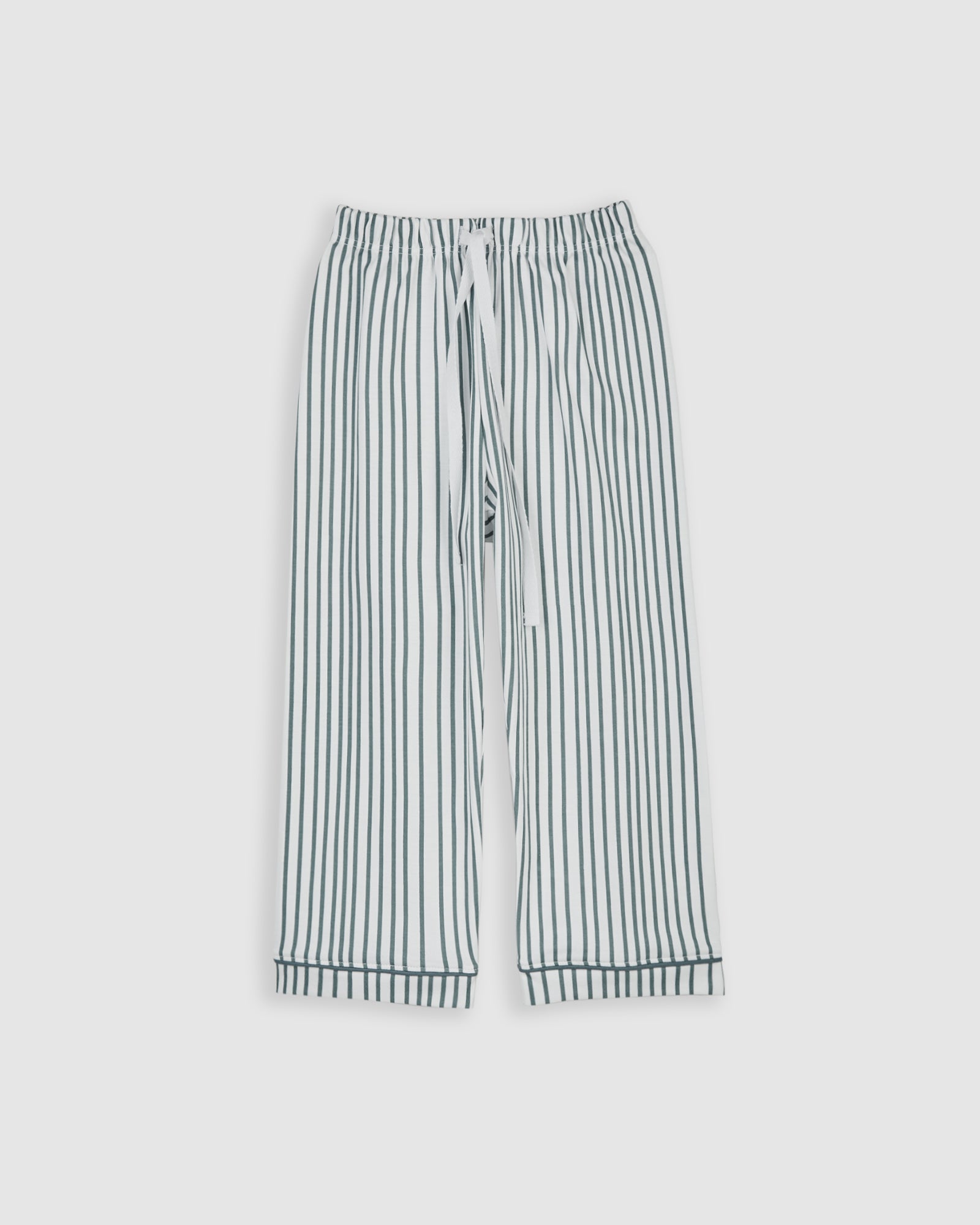 Deep Blue Striped Kids Pajamas