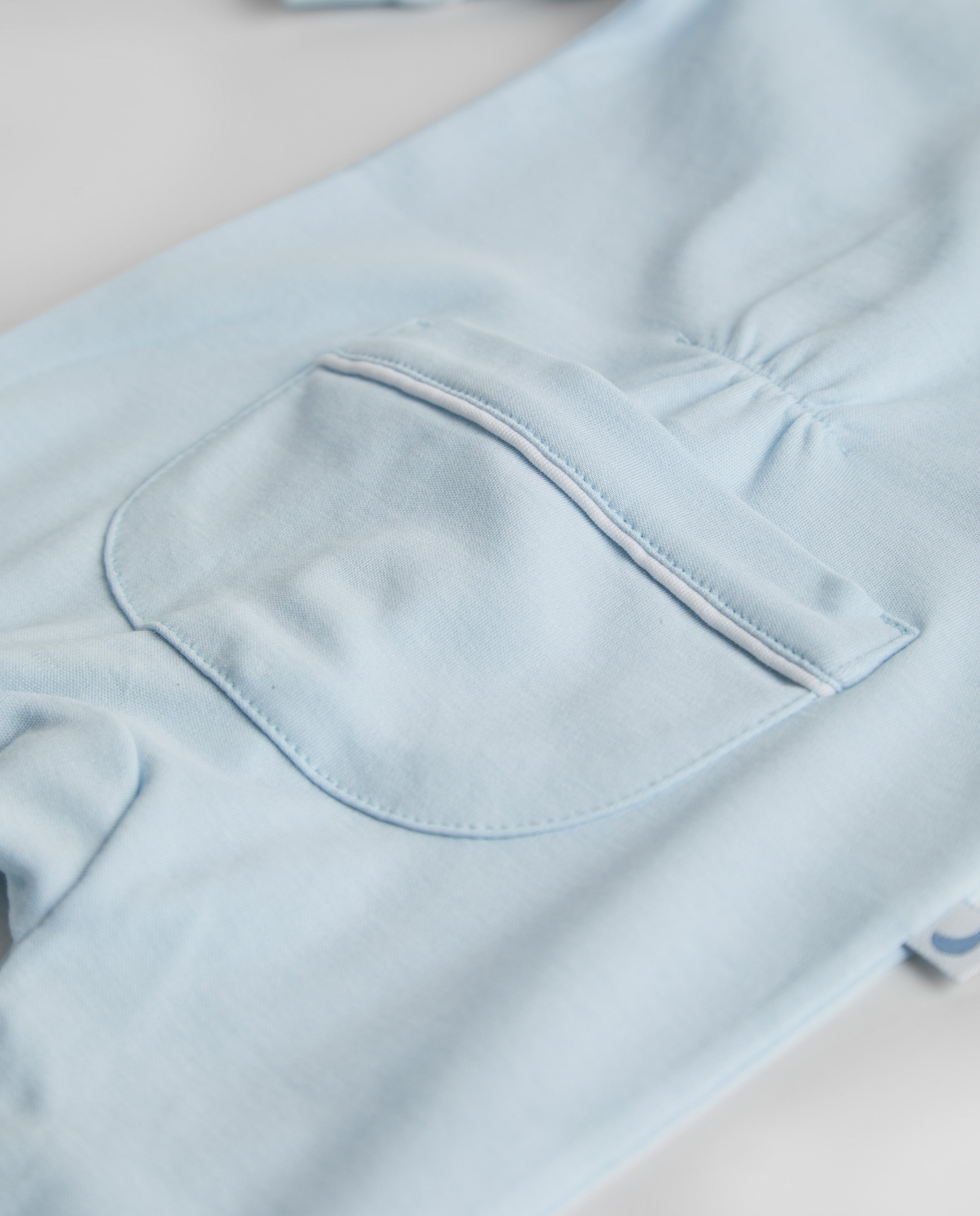 Blue Baby Shirt Pajamas