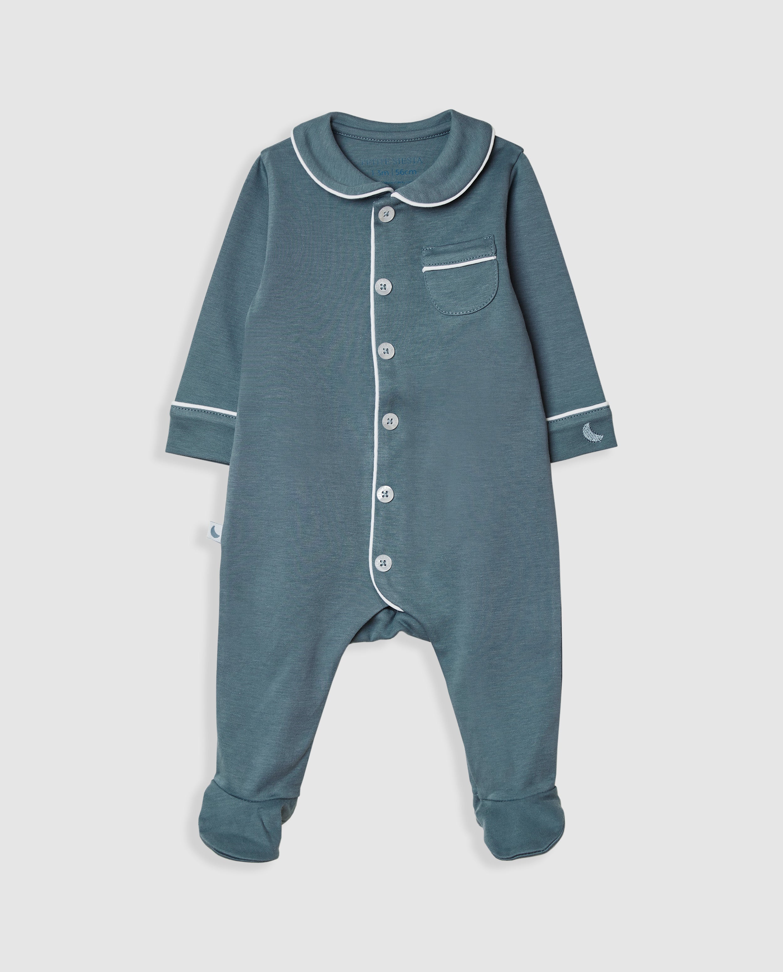 Pijama Bebé Camisero Deep Blue