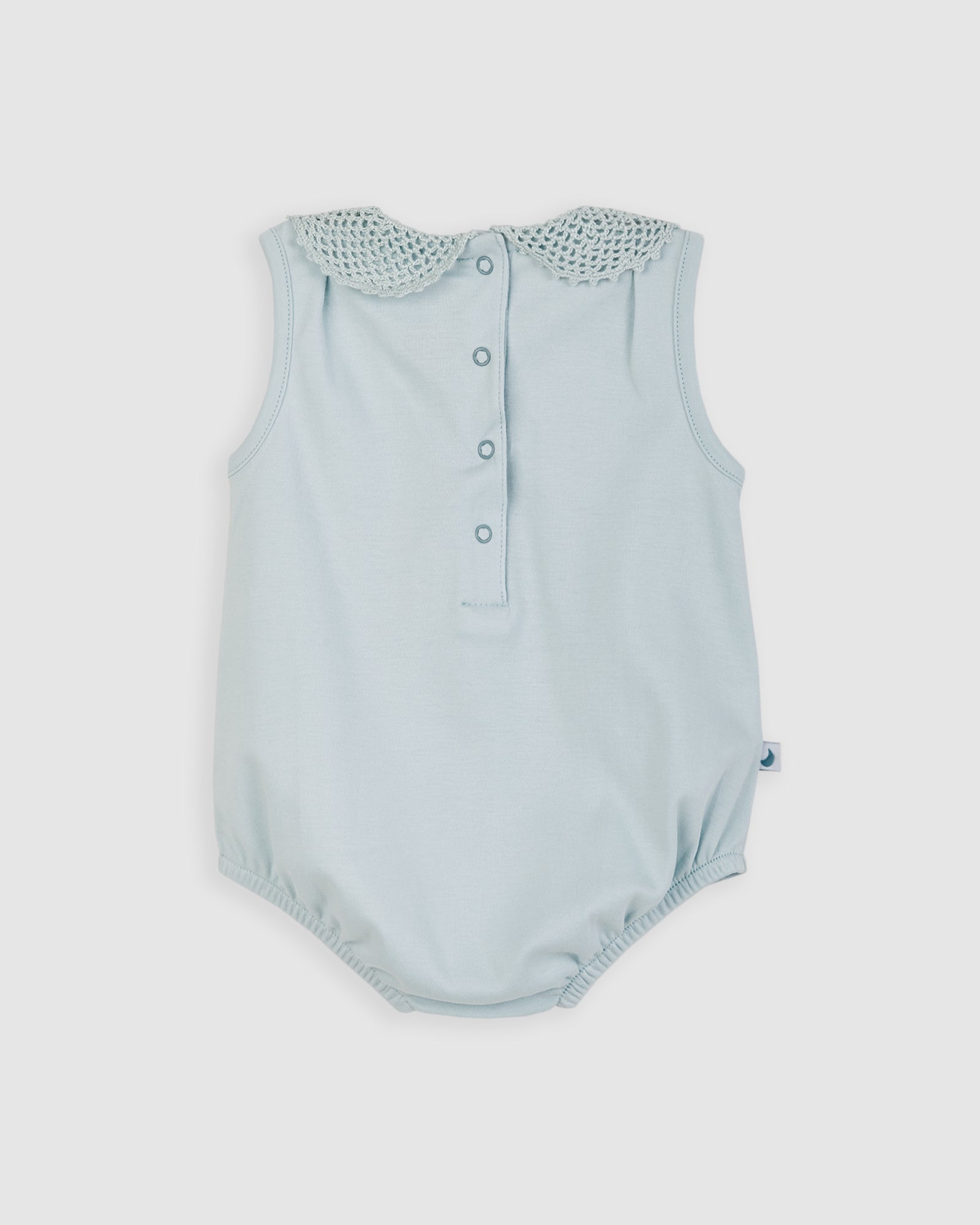 Blue Crochet Baby Frog