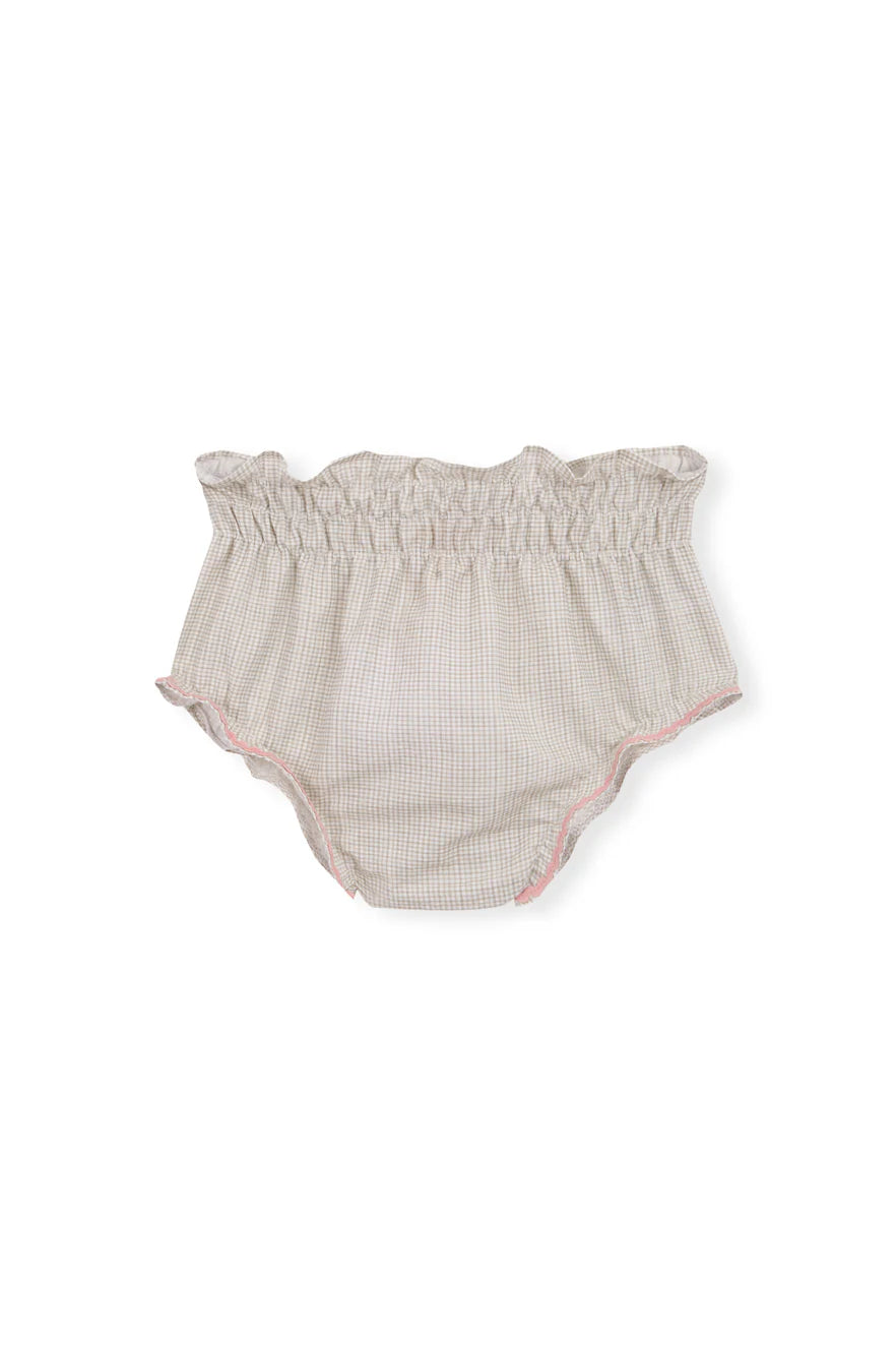 Beige & Pink Vichy Panties