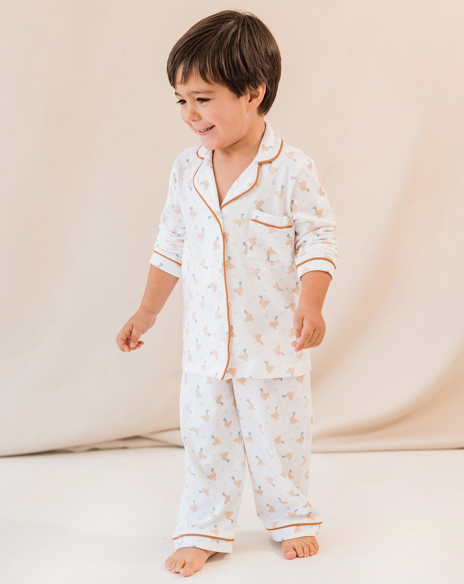 Kids Duck Shirt Pajamas