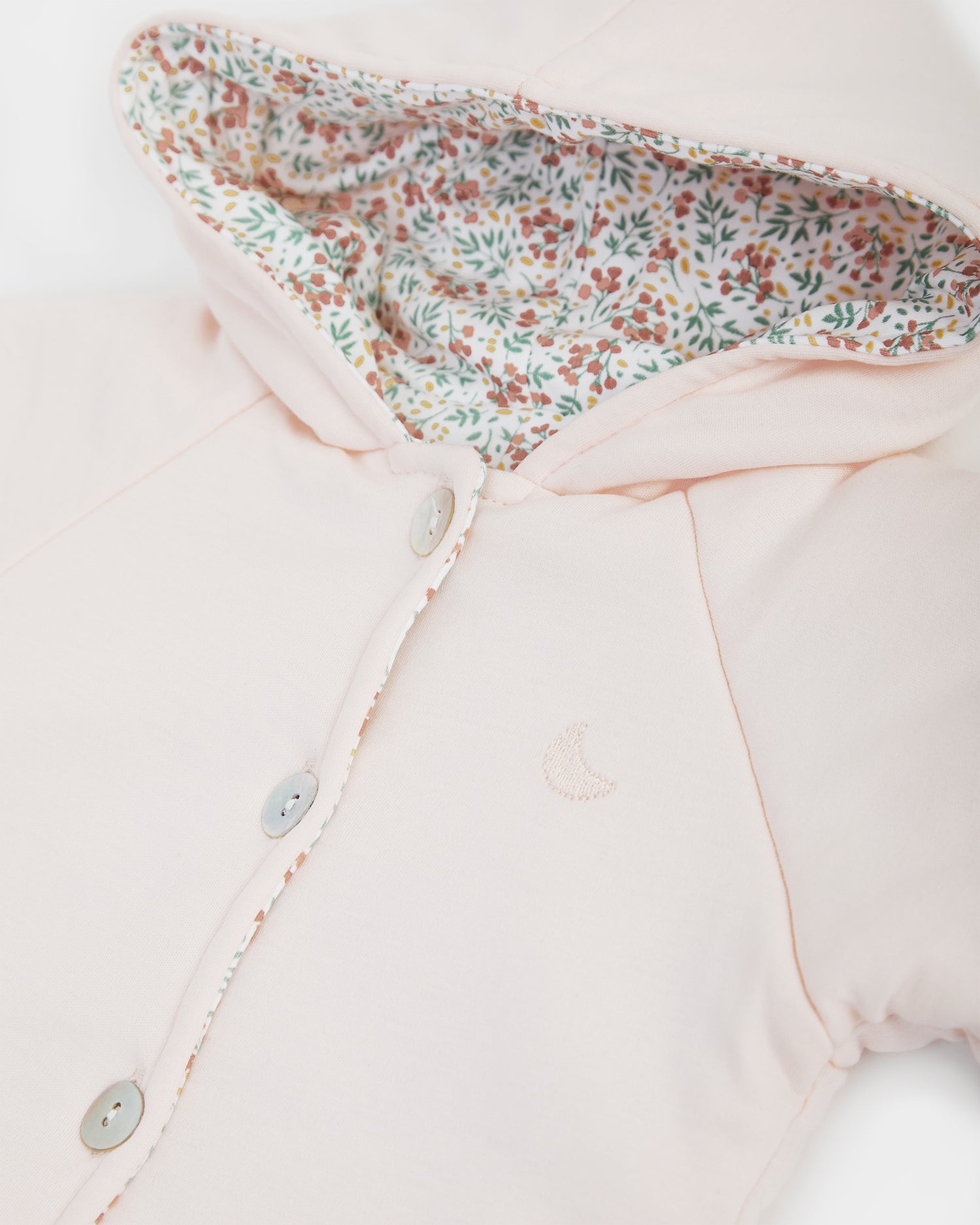 Buzo Reversible Rosa/Flores
