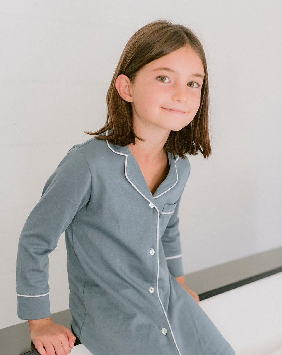 Kids Deep Blue Nightgown