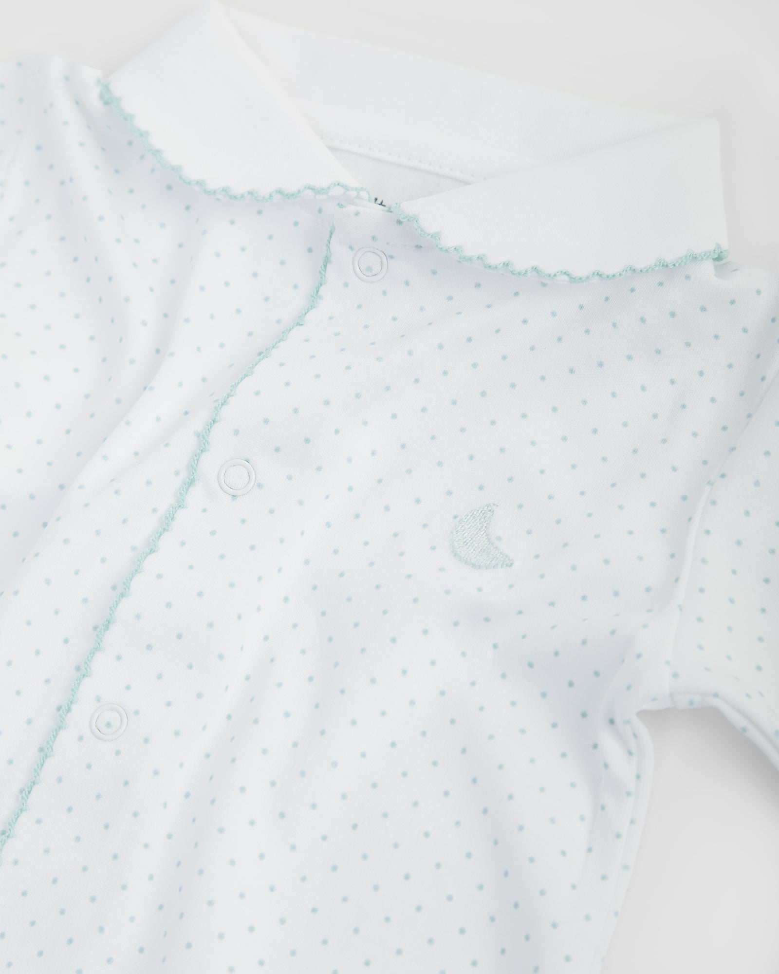 Blue Dot Baby Pajamas