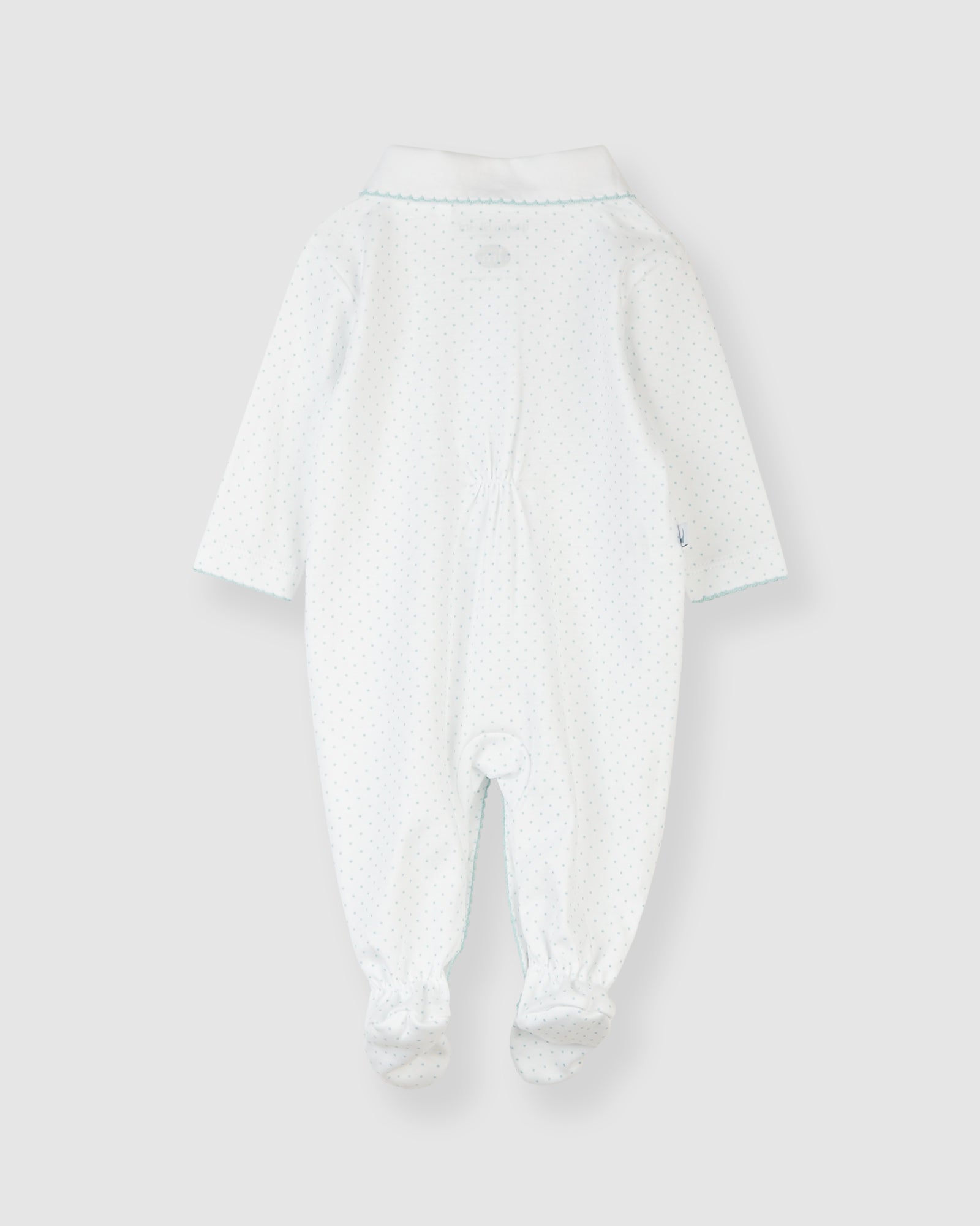 Blue Dot Baby Pajamas