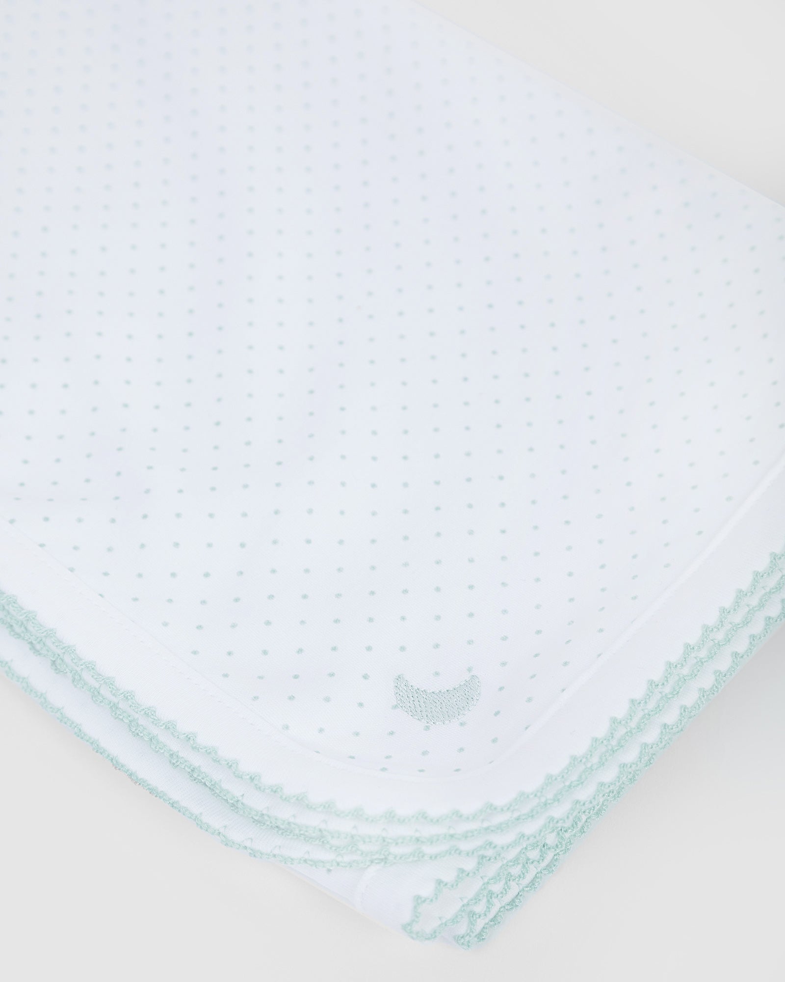 Blue Dots Baby Swaddle