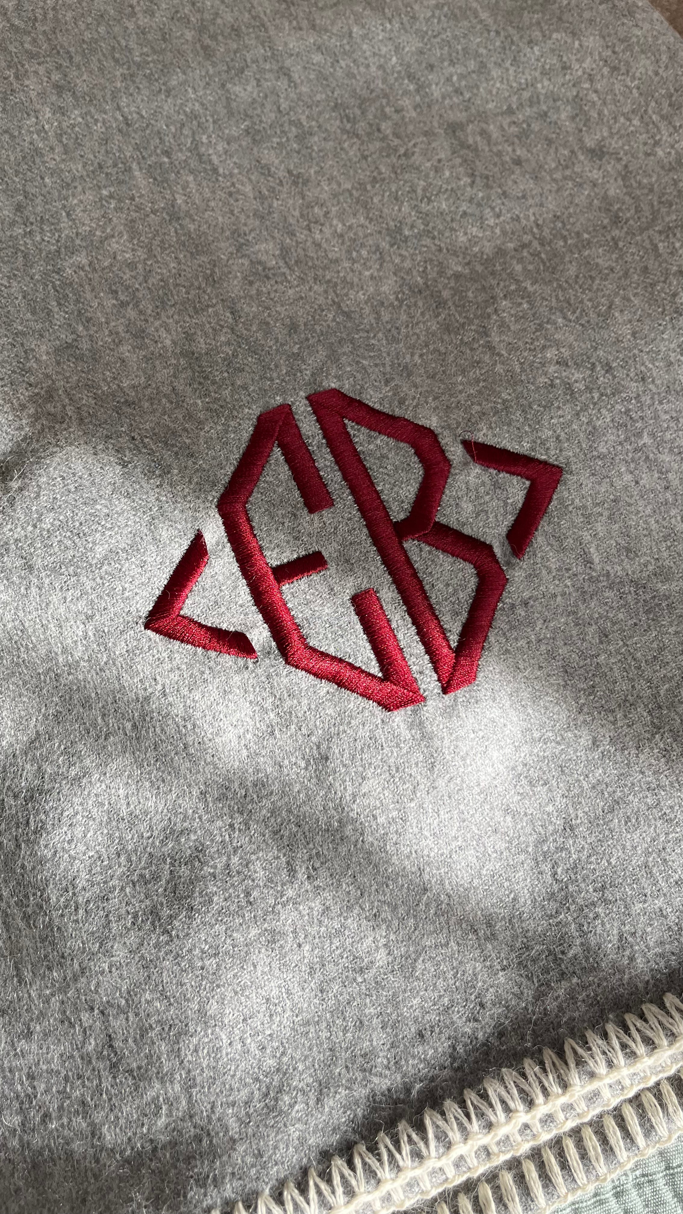 Baby Alpaca Blanket Gray Melange