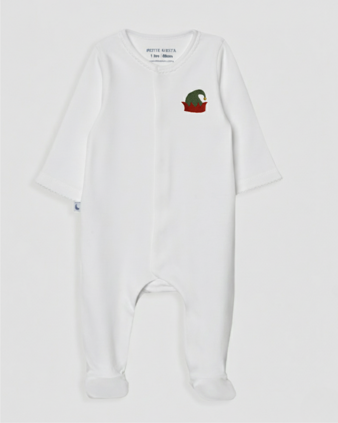 Short White Baby Pajamas