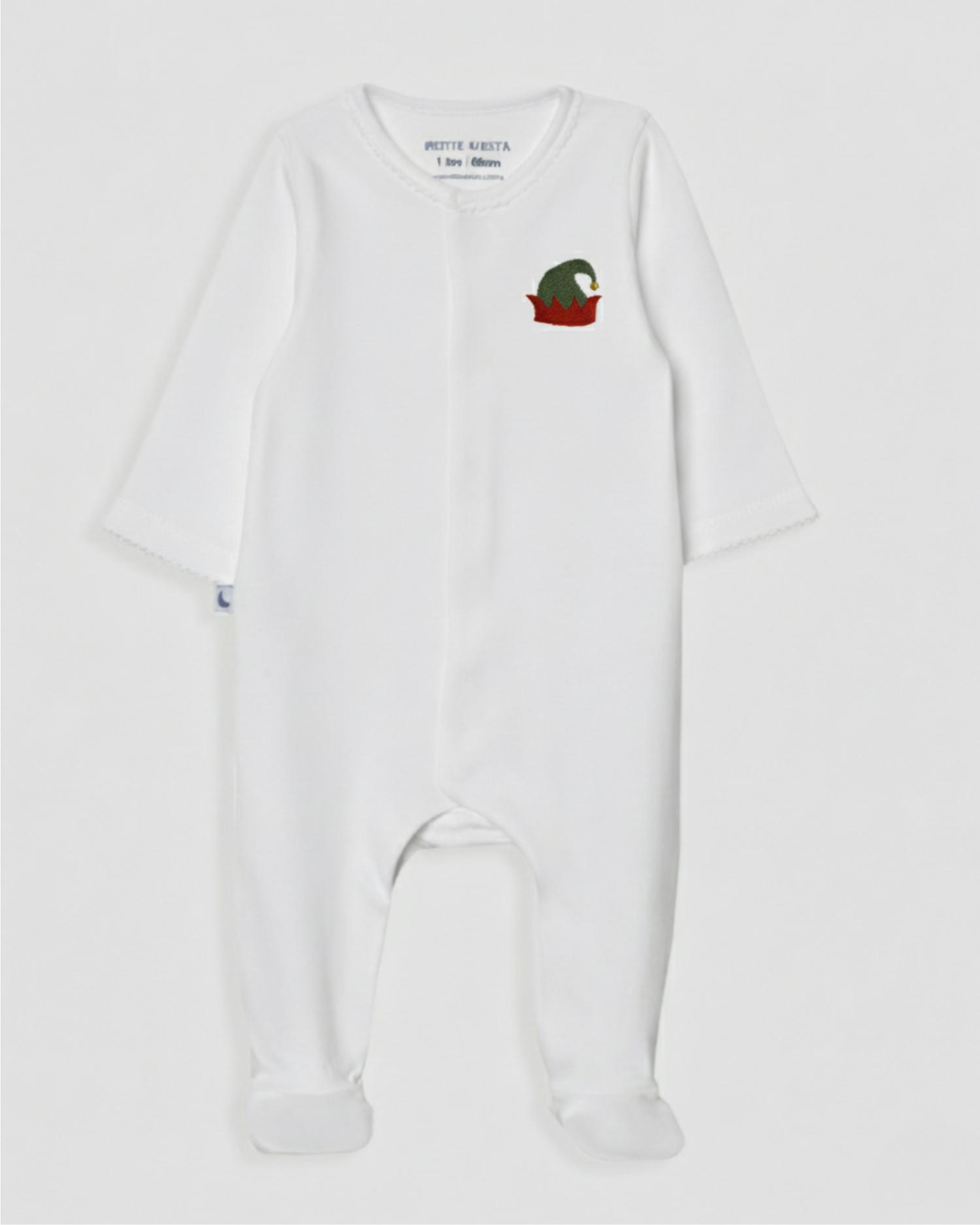 Short White Baby Pajamas