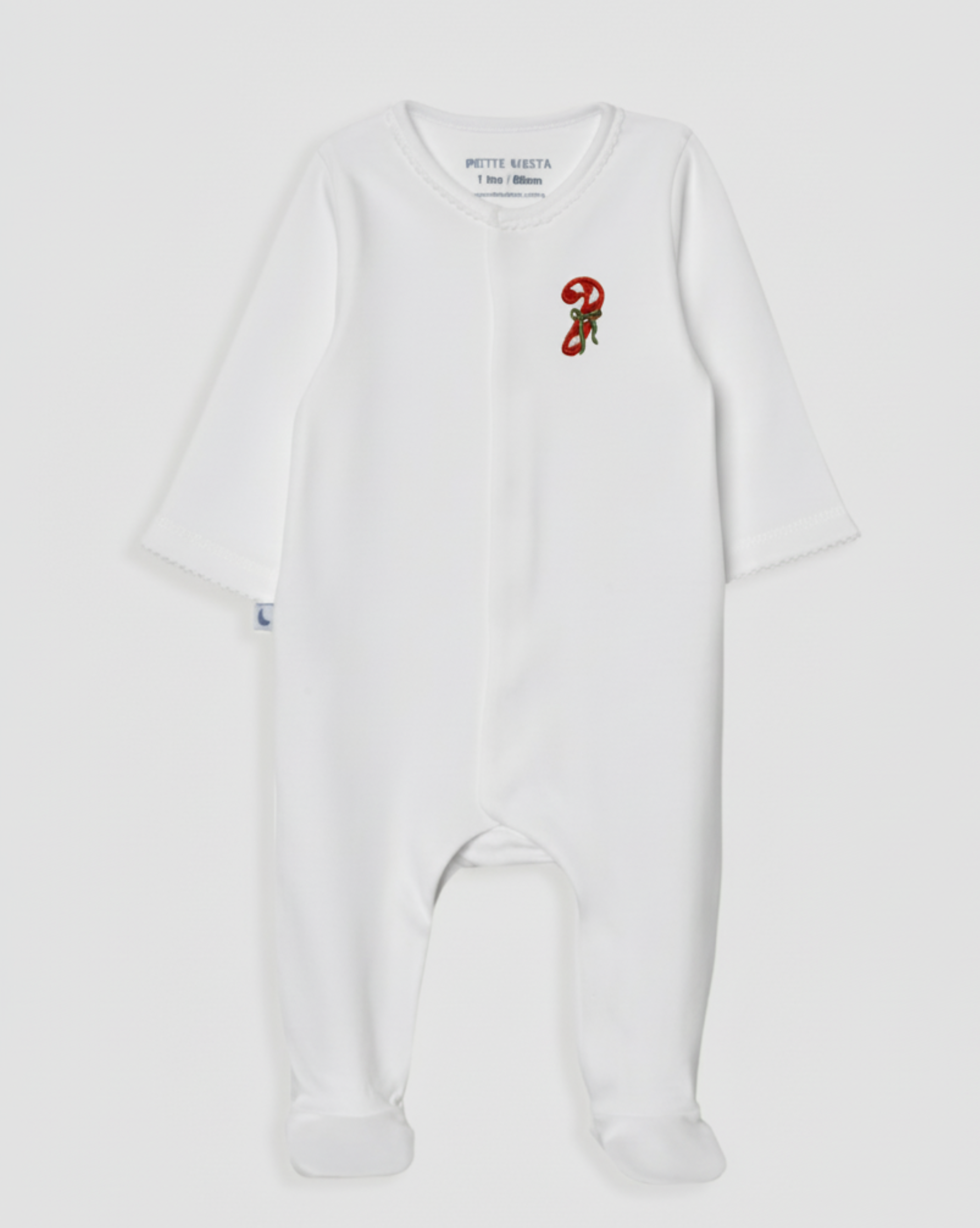 Short White Baby Pajamas