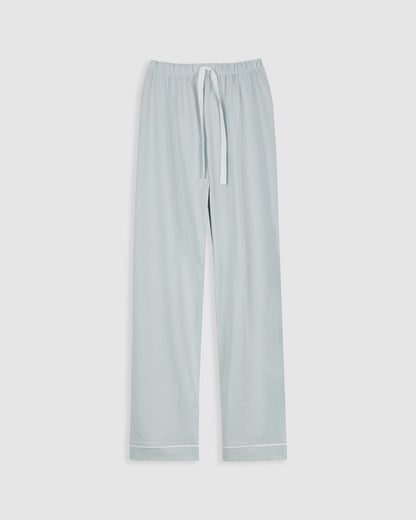 Pyjama chemise bleue pour femme