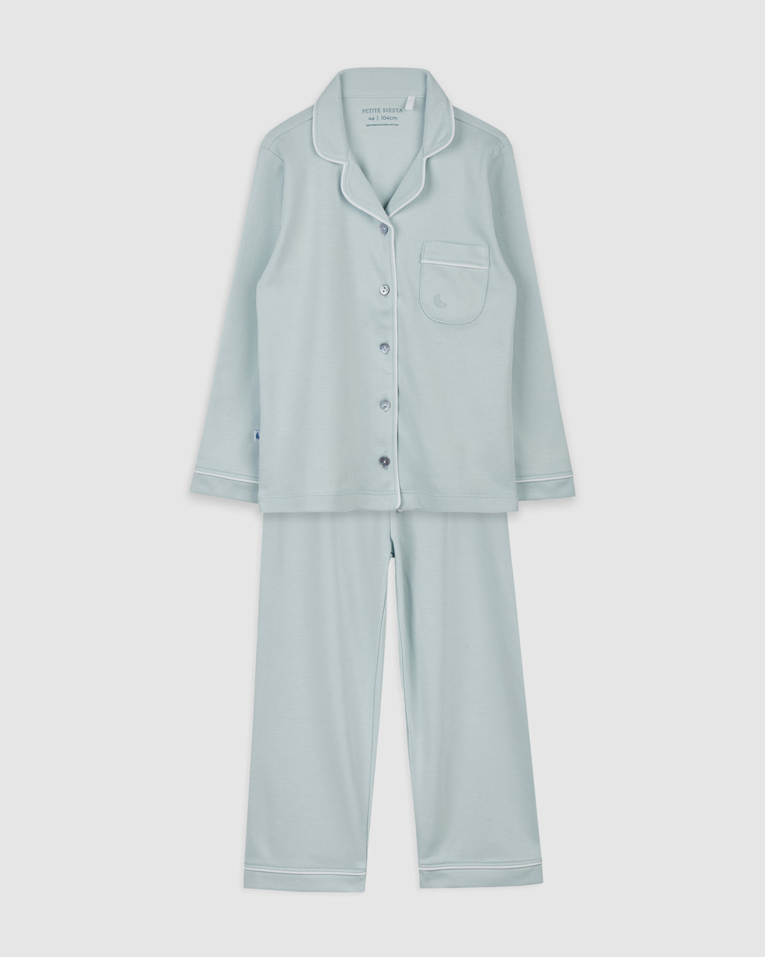 Kids Blue Shirt Pajamas