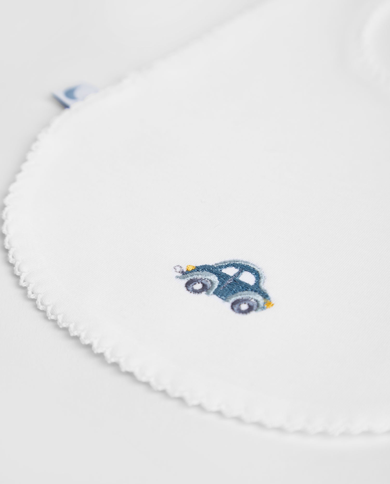Cars Embroidered Bib