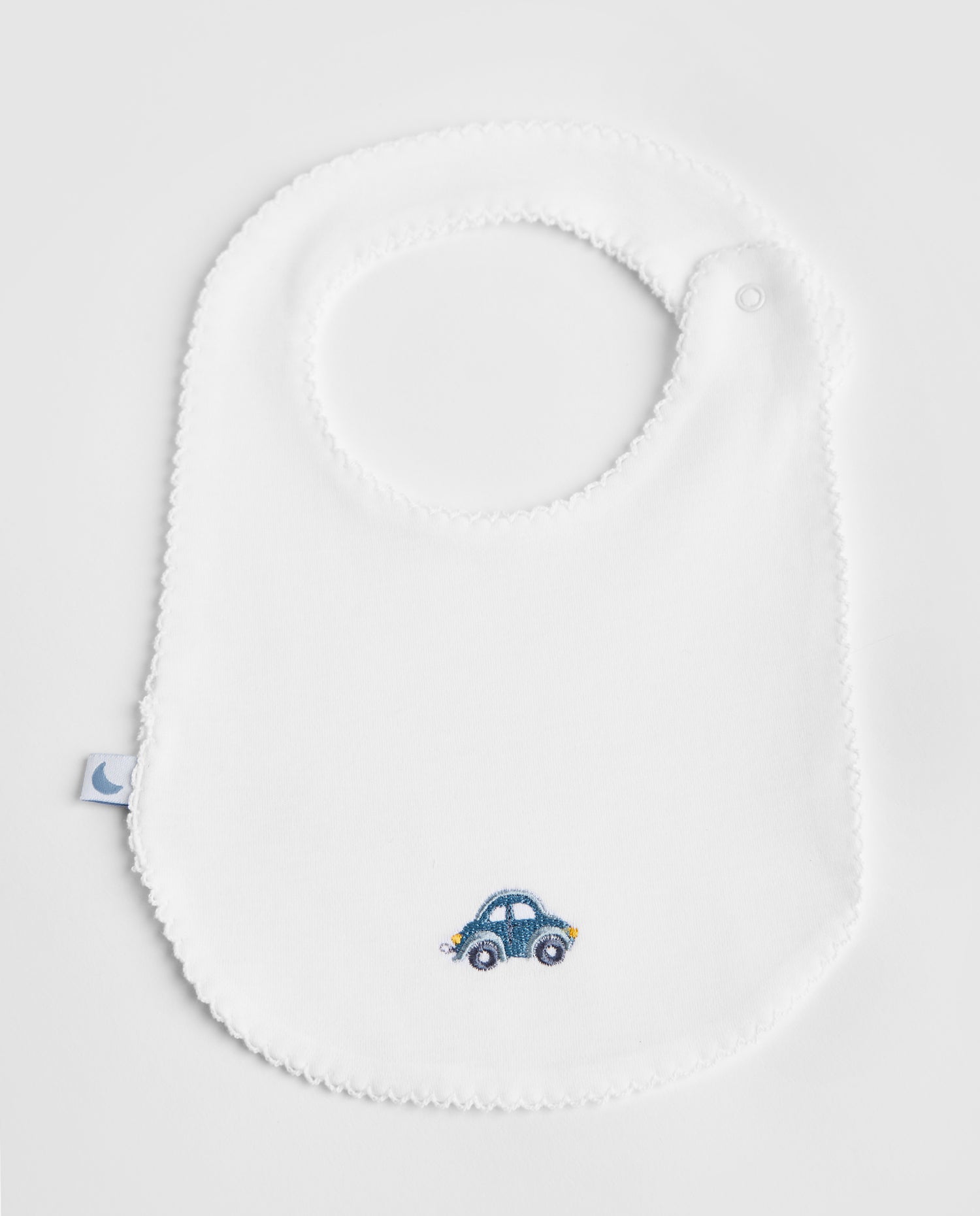 Cars Embroidered Bib