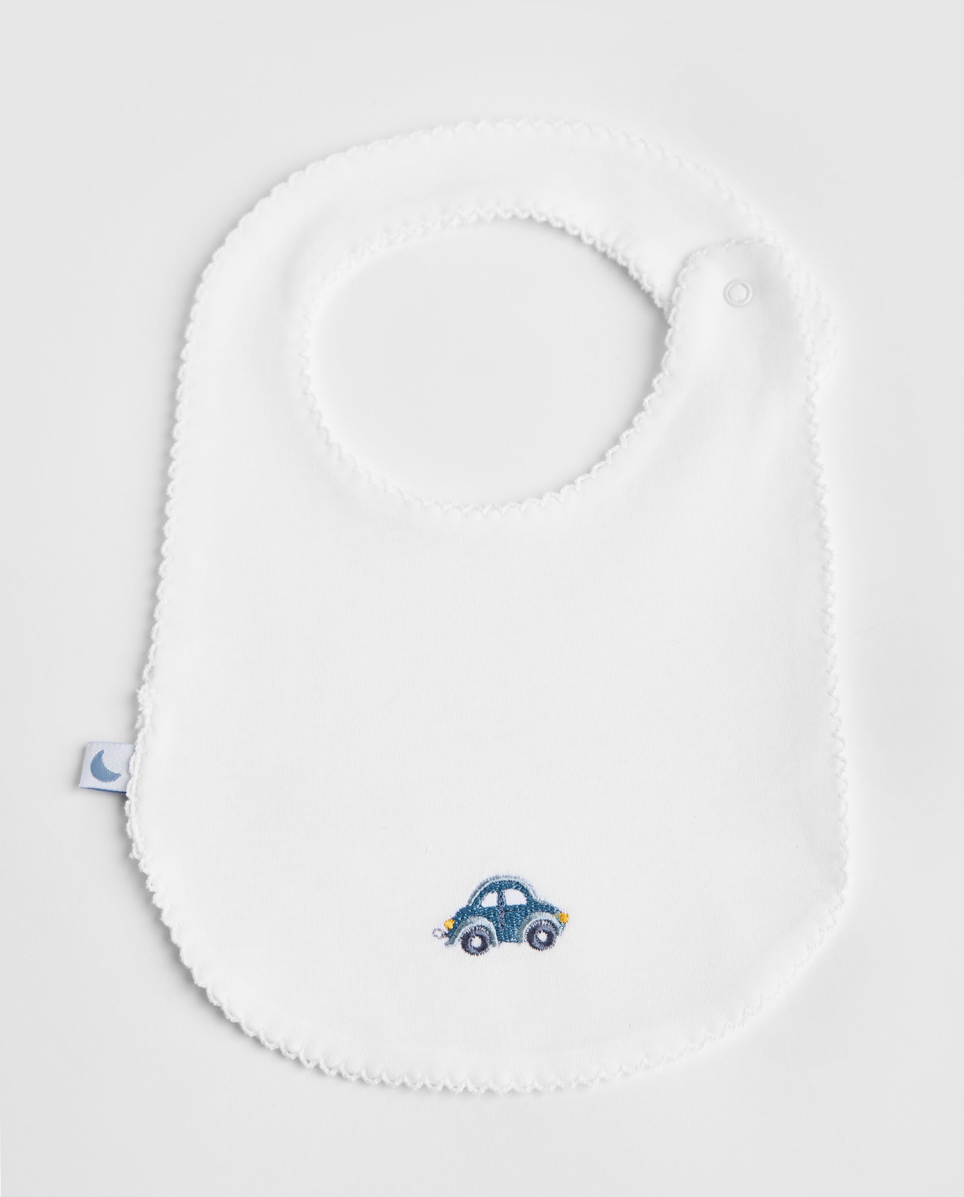 Cars Embroidered Bib