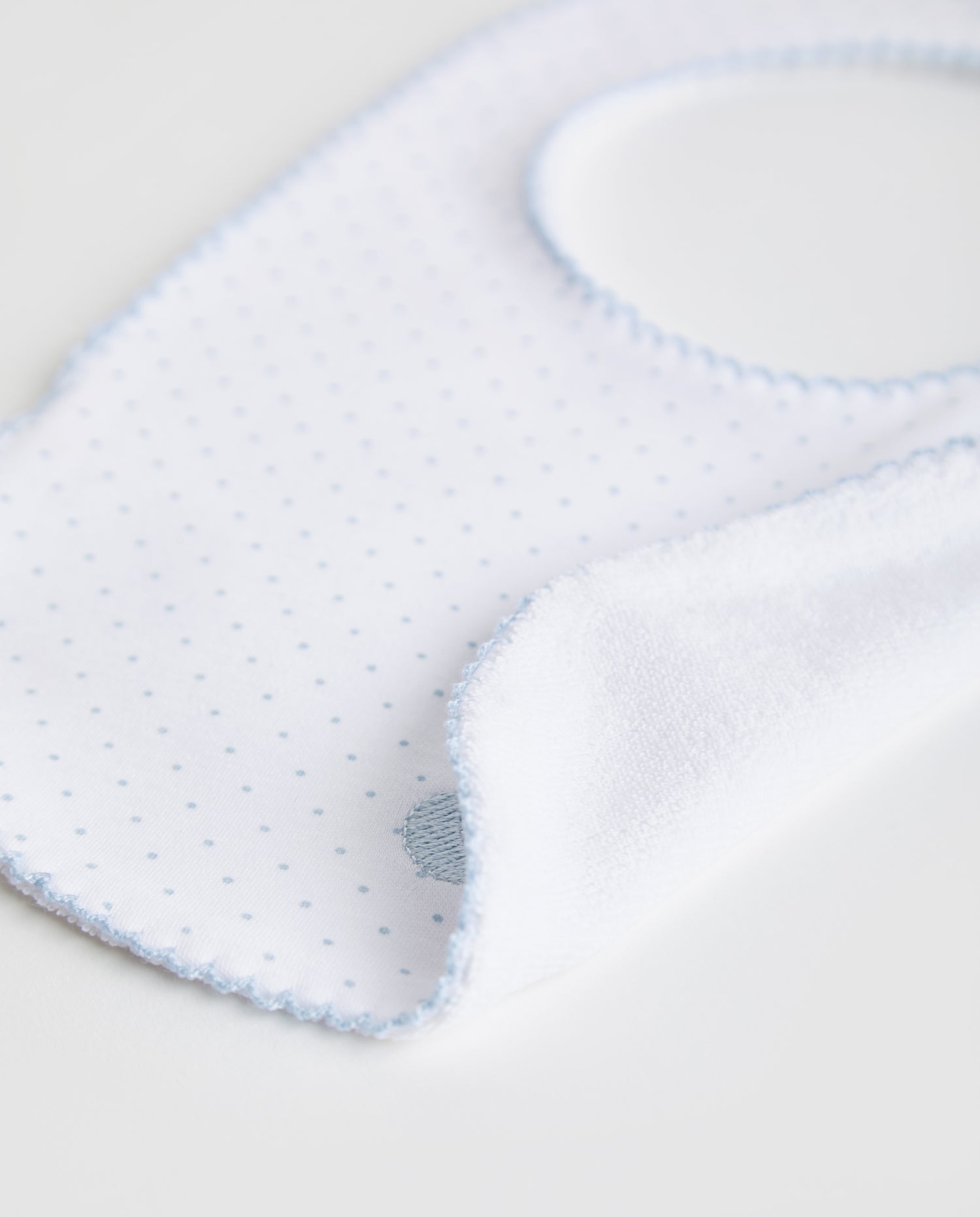Blue Dots Bib