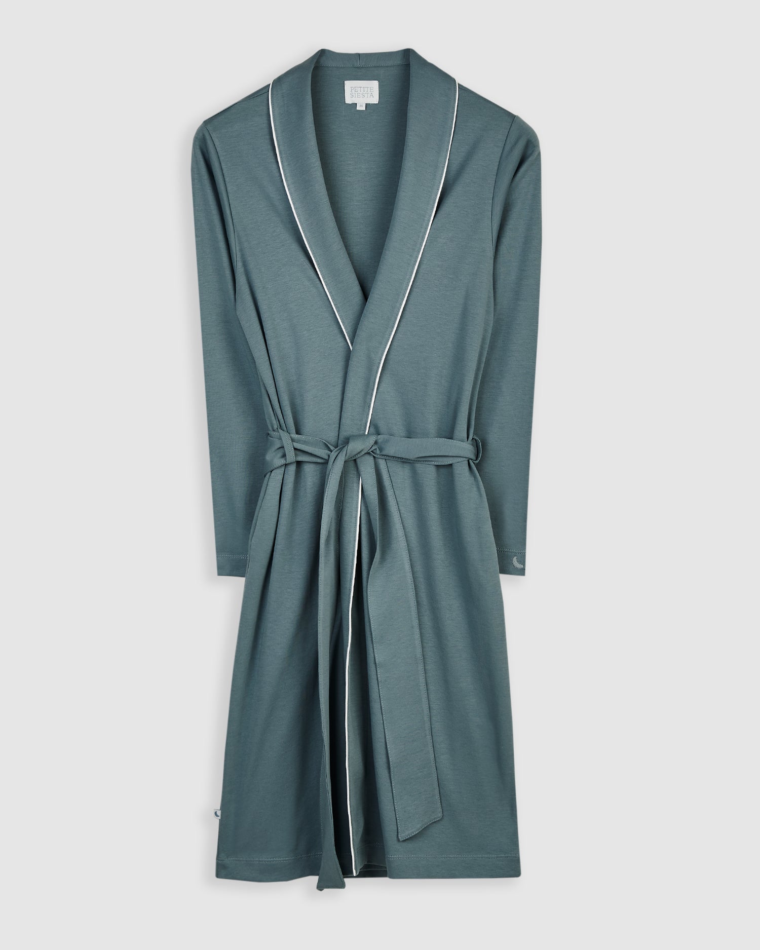 Peignoir bleu profond pour femme