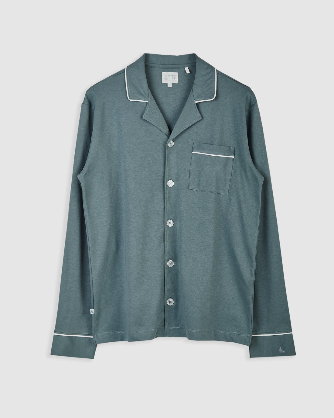 Pyjama chemise bleu foncé pour homme