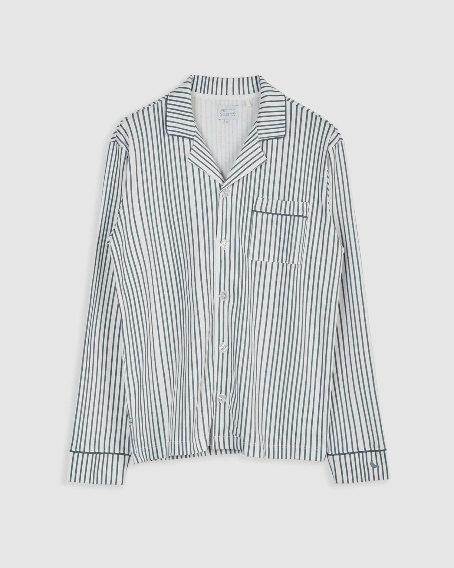 Pijama Hombre Camisero Rayas Deep Blue