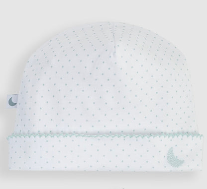 Blue Dotted Baby Hat