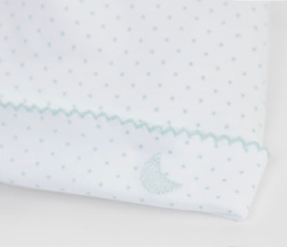 Blue Dotted Baby Hat