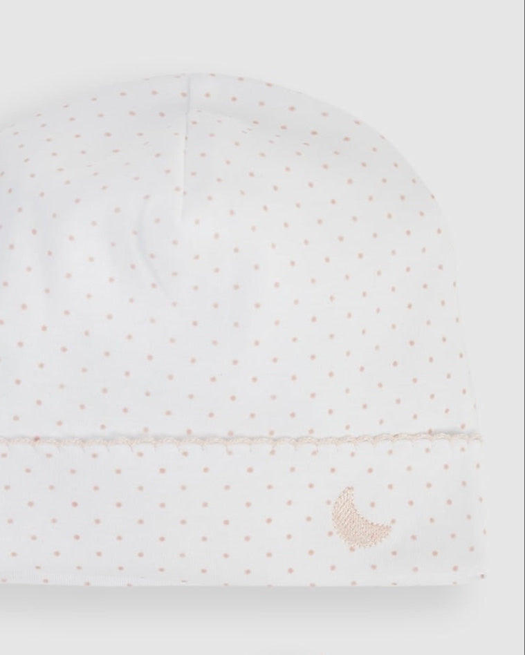 Pink Dotted Baby Hat