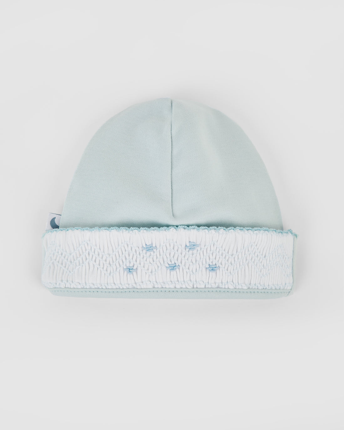 Blue Smock Baby Hat