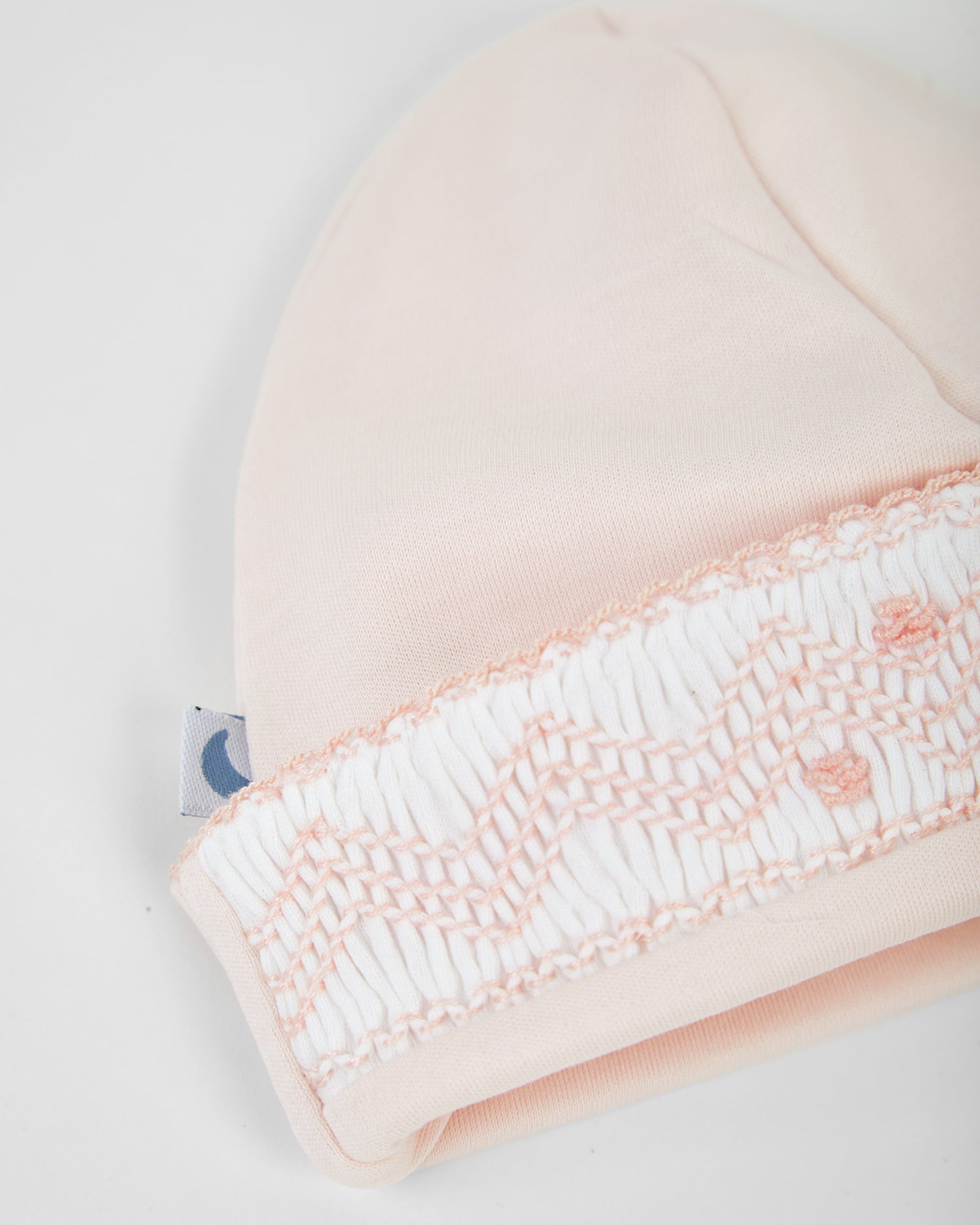 Pink Smock Baby Hat
