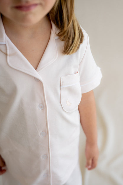 Pyjama court rose pour enfant