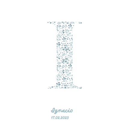 Blue Initial Box