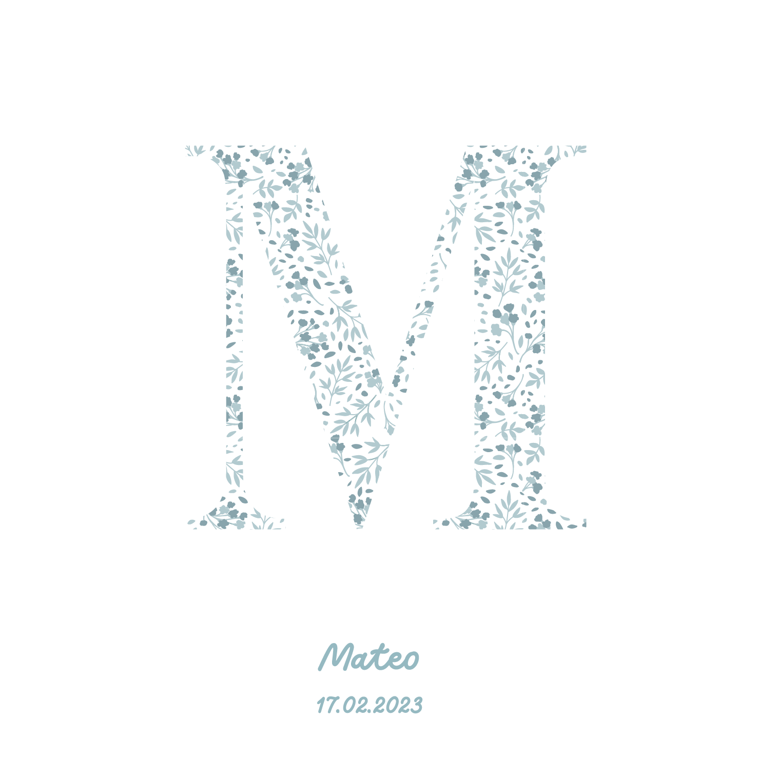 Blue Initial Box